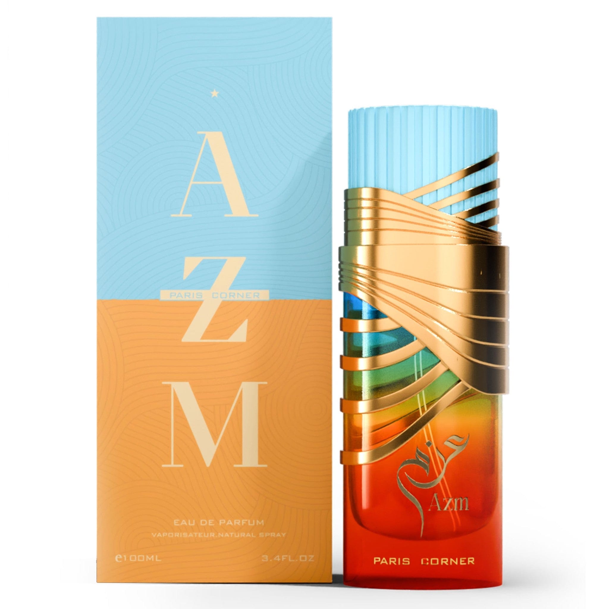 Azm Eau de Parfum 100ml by Paris Corner - Unisex Perfume - EDP - 100ml 309750