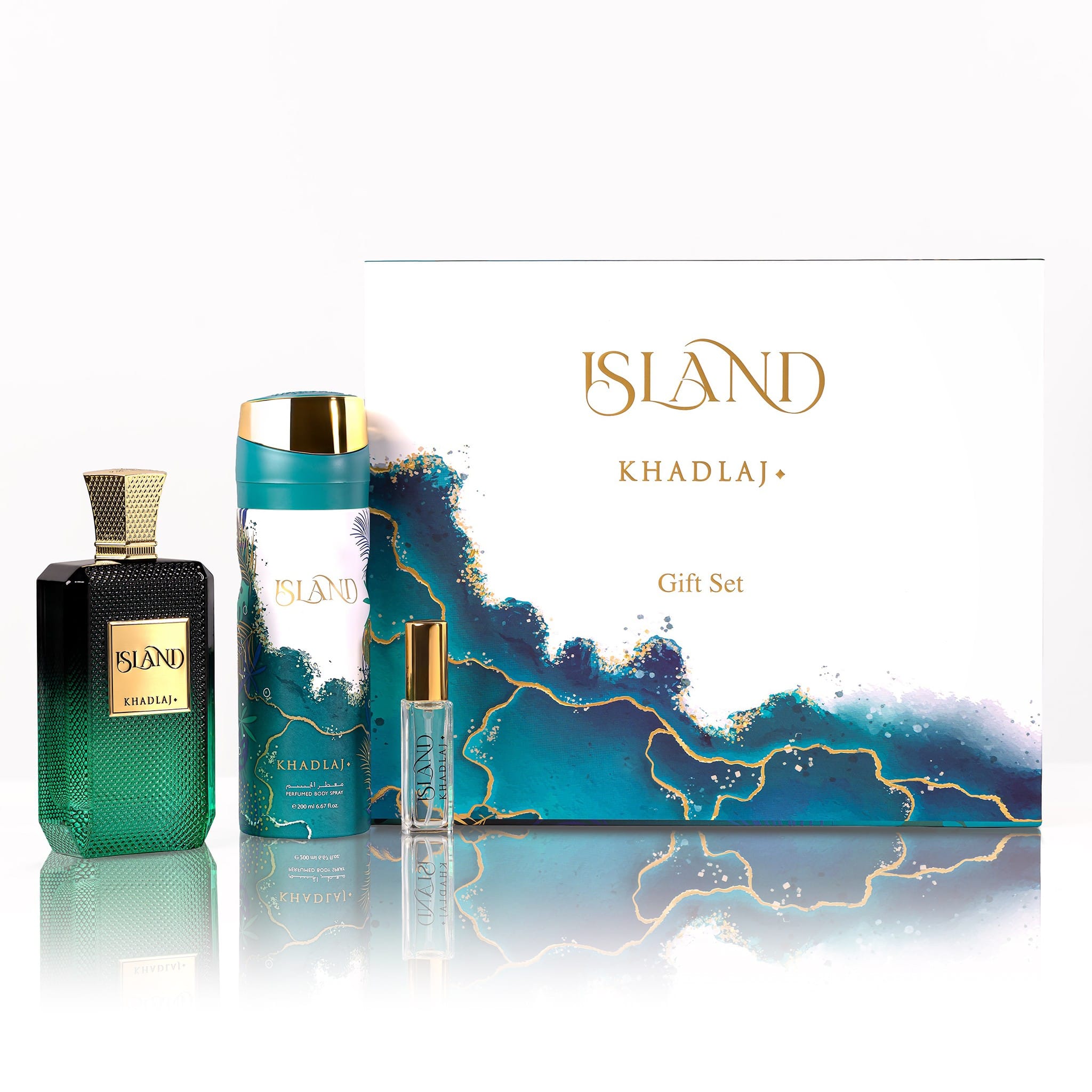 Island Gift Set Women By Khadlaj 310 ml