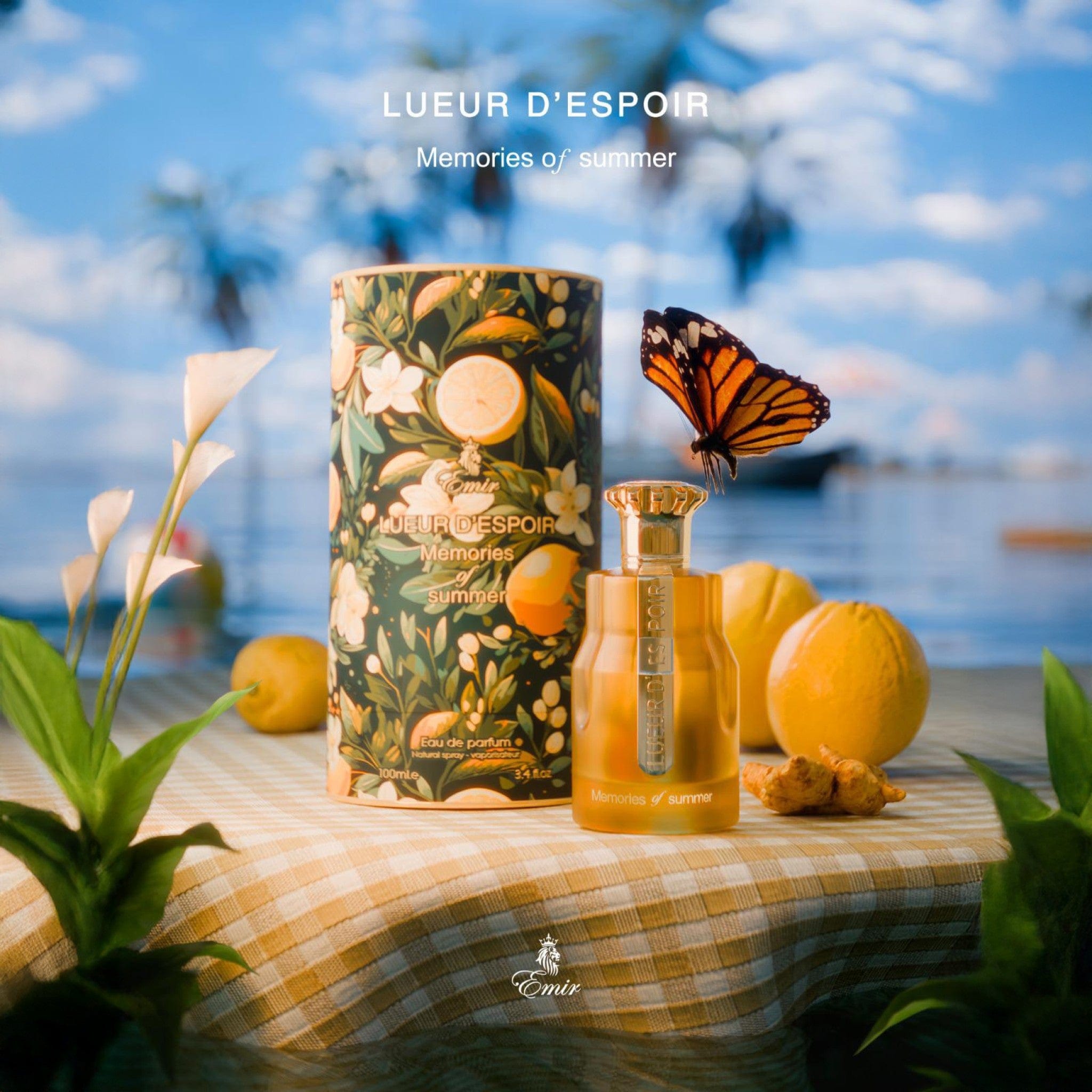 Memories of Summer Lueur d'Espoir  Eau de Parfum100ml by Emir - Unisex Perfume - EDP - 100ml 309340