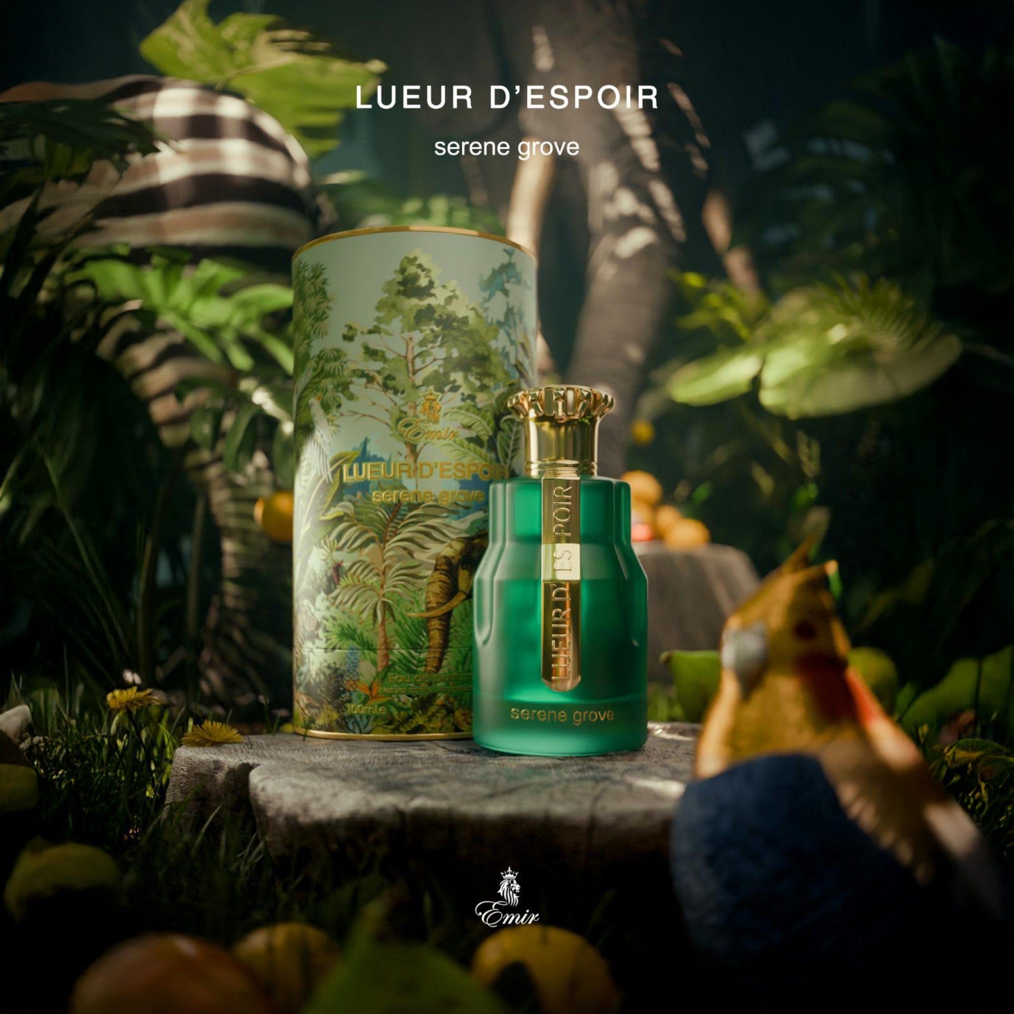 Serene Grove Lueur d'Espoir Eau de Parfum 100ml by Emir - Unisex Perfume - EDP - 100 ml 309338