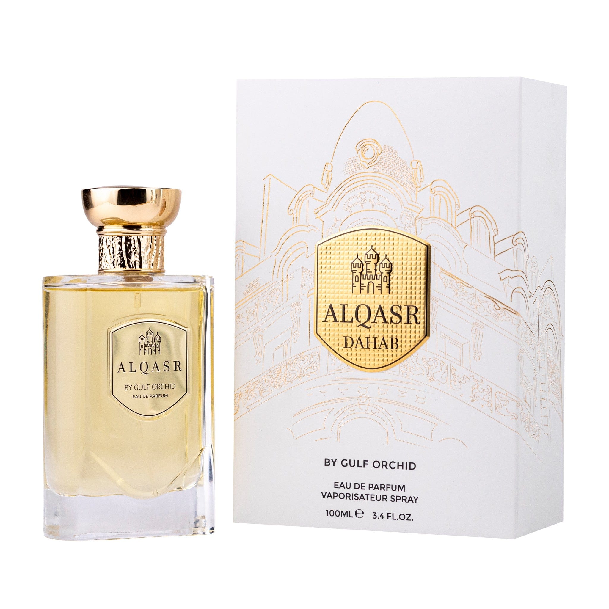 Alqasr Dahab Eau de Parfum 100ml by Gulf Orchid - Men Perfume - EDP - 100ml 310151