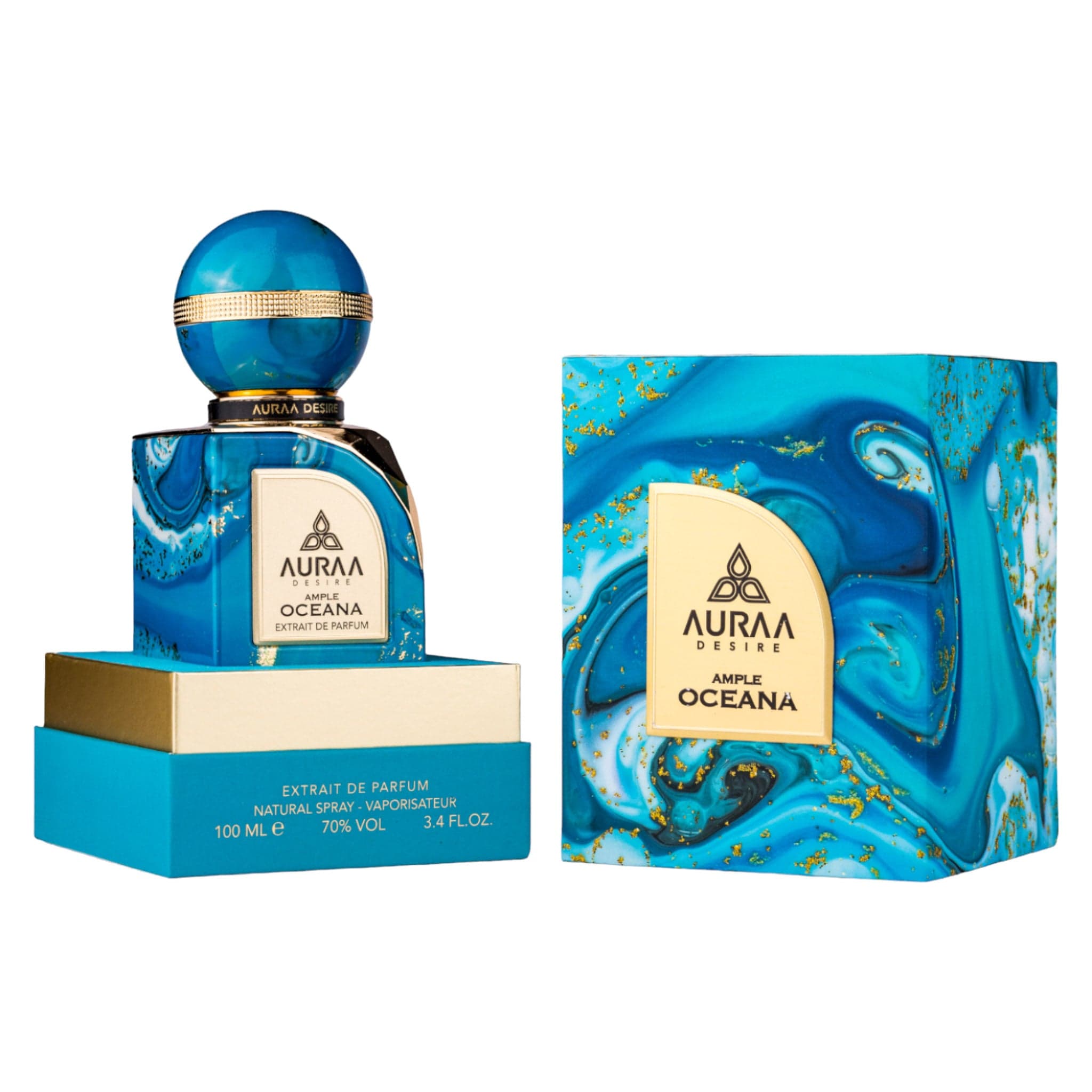 Ample Oceana by Auraa Desire - Extrait de Perfume Unisex - 100 ml 308352