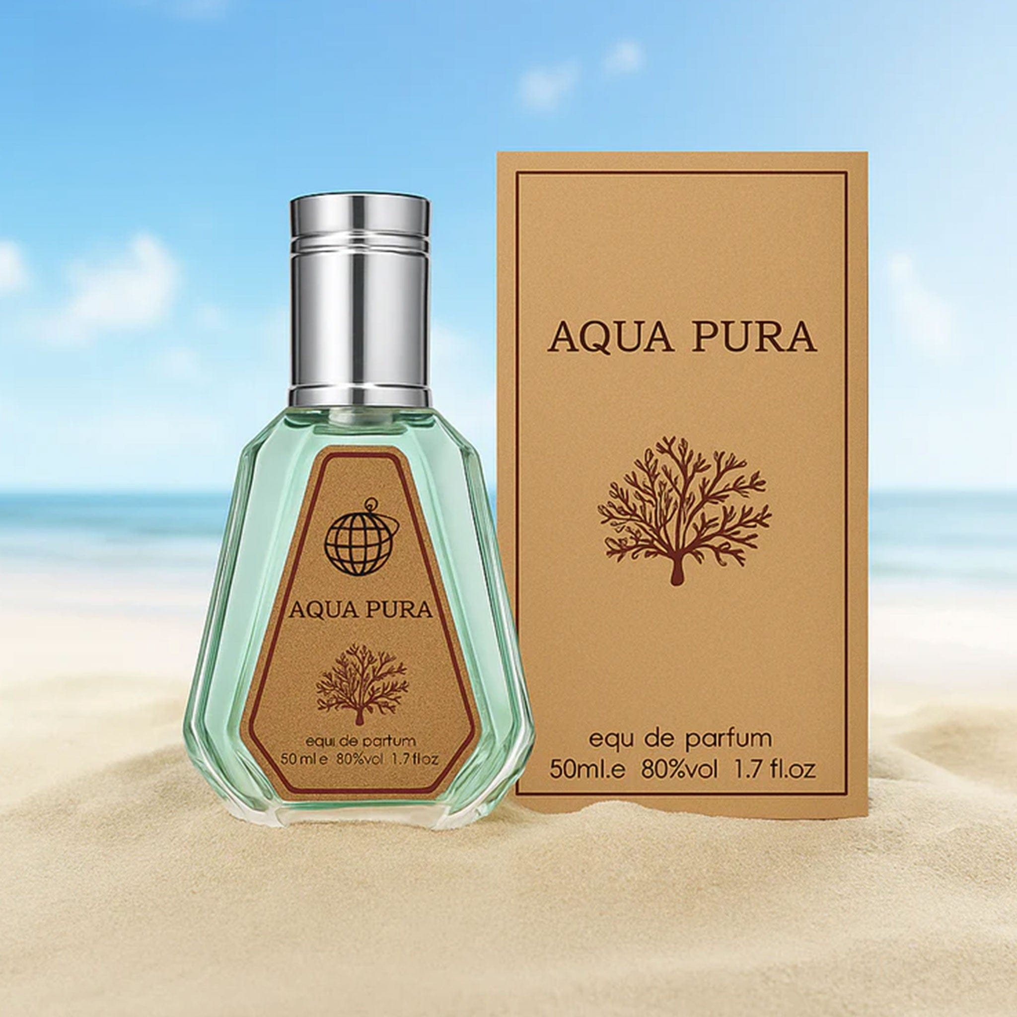 Aqua Pura Eau de Parfum by Fragrance World - Unisex Perfume - EDP - 50ml 310607
