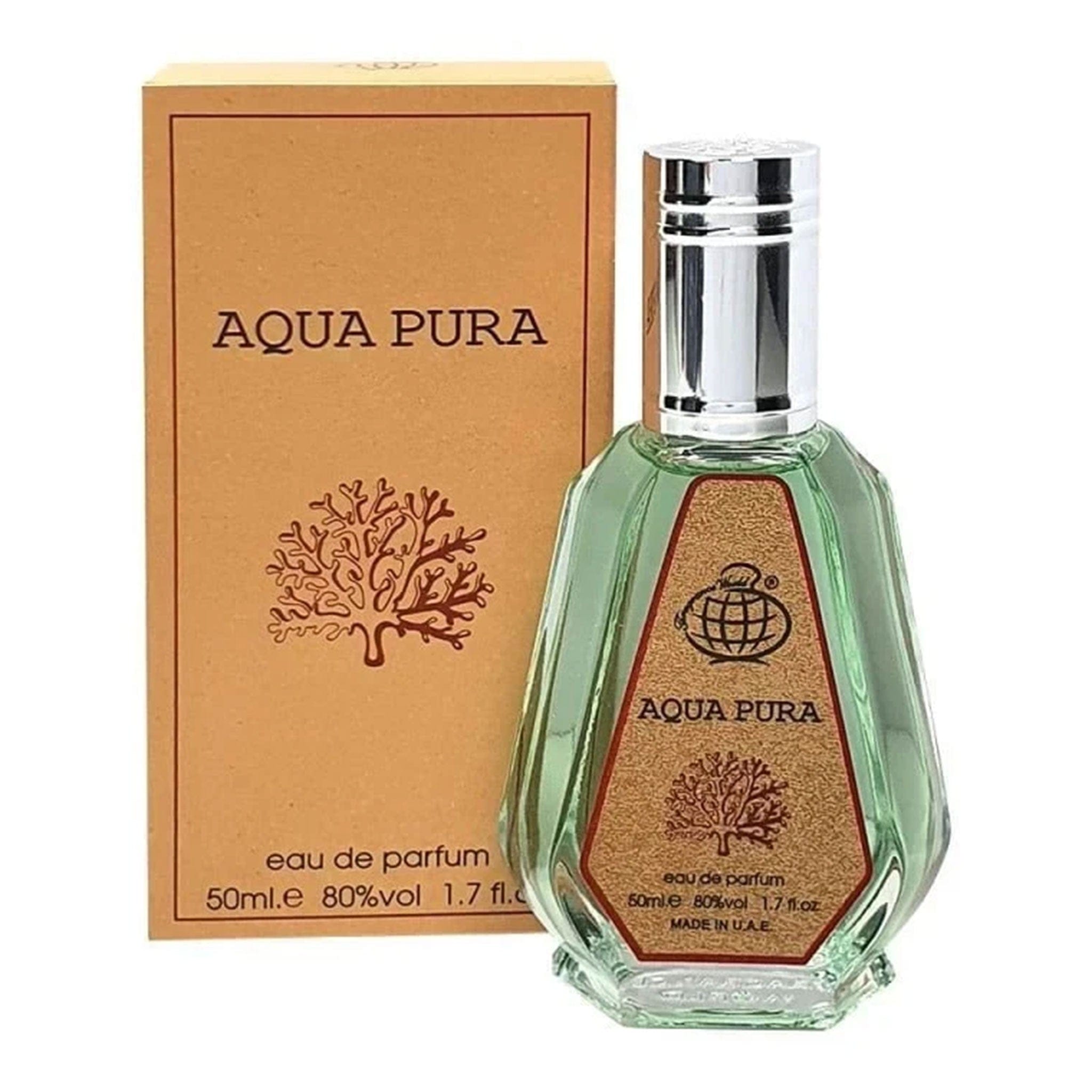 Aqua Pura Eau de Parfum by Fragrance World - Unisex Perfume - EDP - 50ml 310607