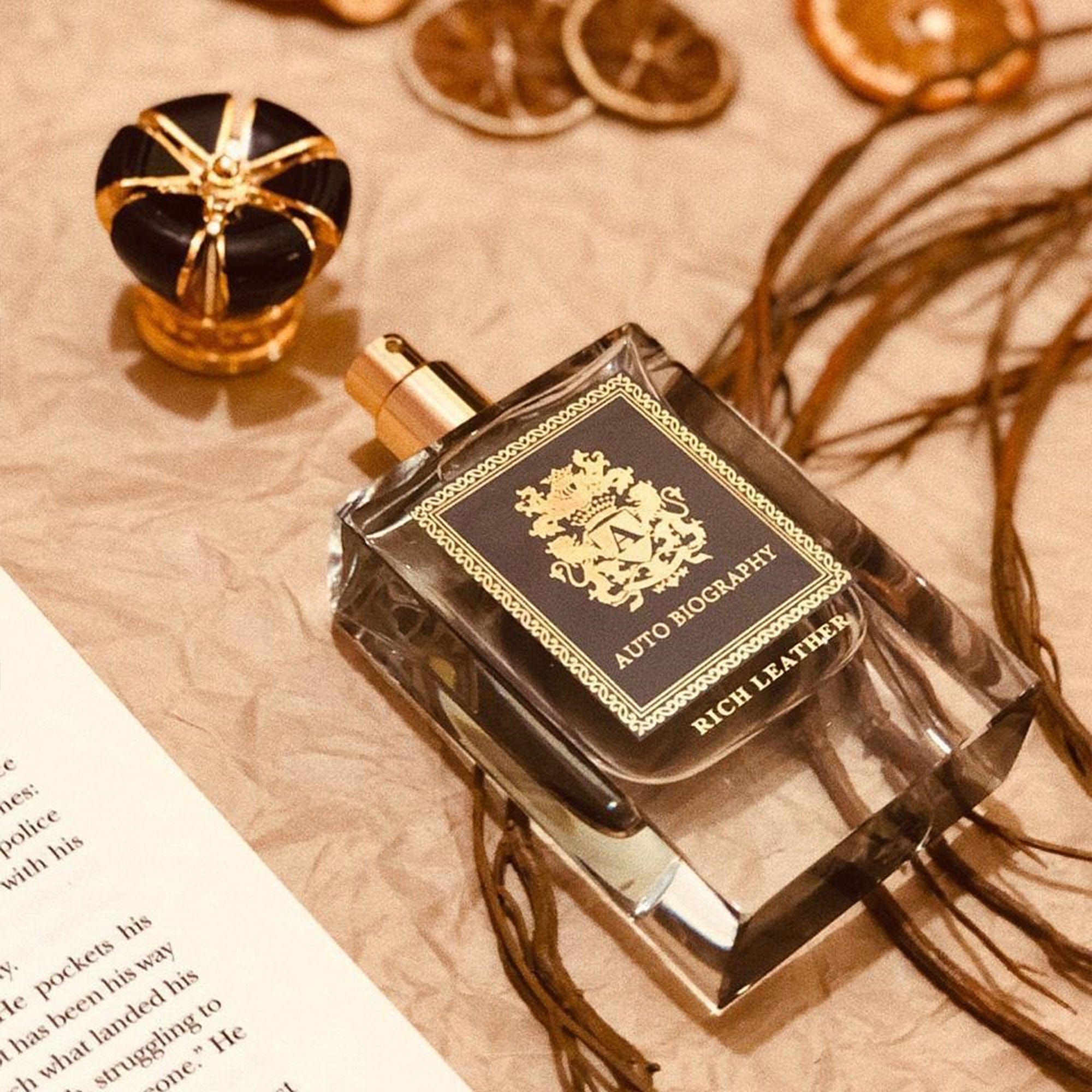 Arabian perfume Autobiography by Paris Corner Rich Leather 50ml Eau de parfum 307037