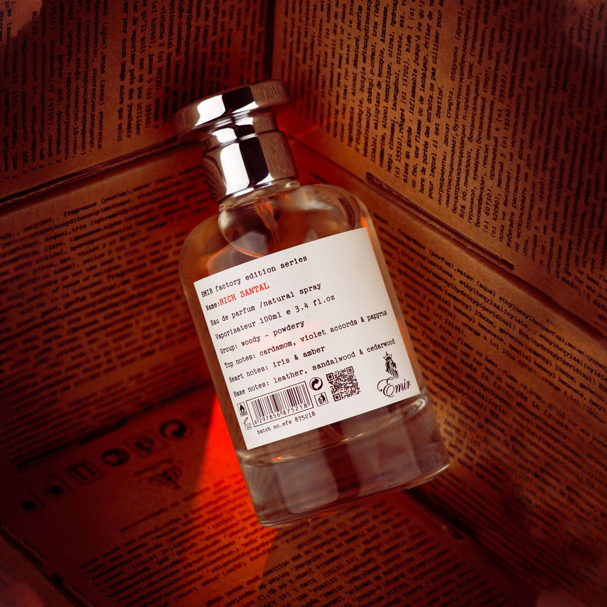 Rich Santal by Emir Unisex Perfume EDP 100 ml - Main Image