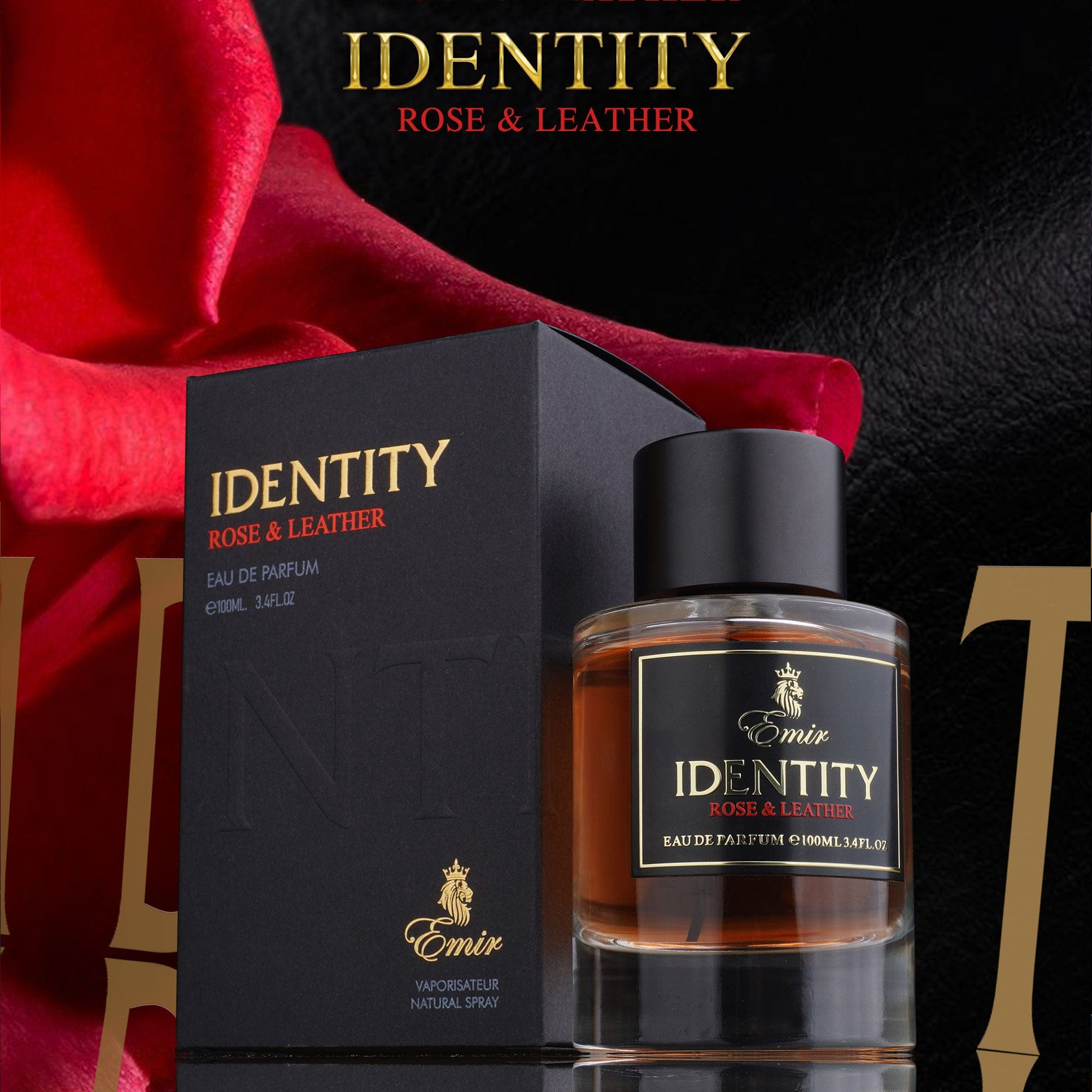 Arabian perfume Emir by Paris Corner Rose & Leather Identity 100ml Eau de parfum 307181