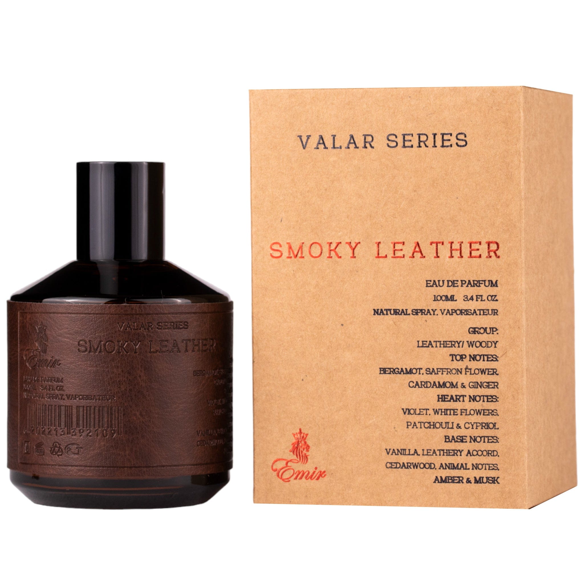 Arabian perfume Emir by Paris Corner Smoky Leather 100ml Eau de parfum 307206