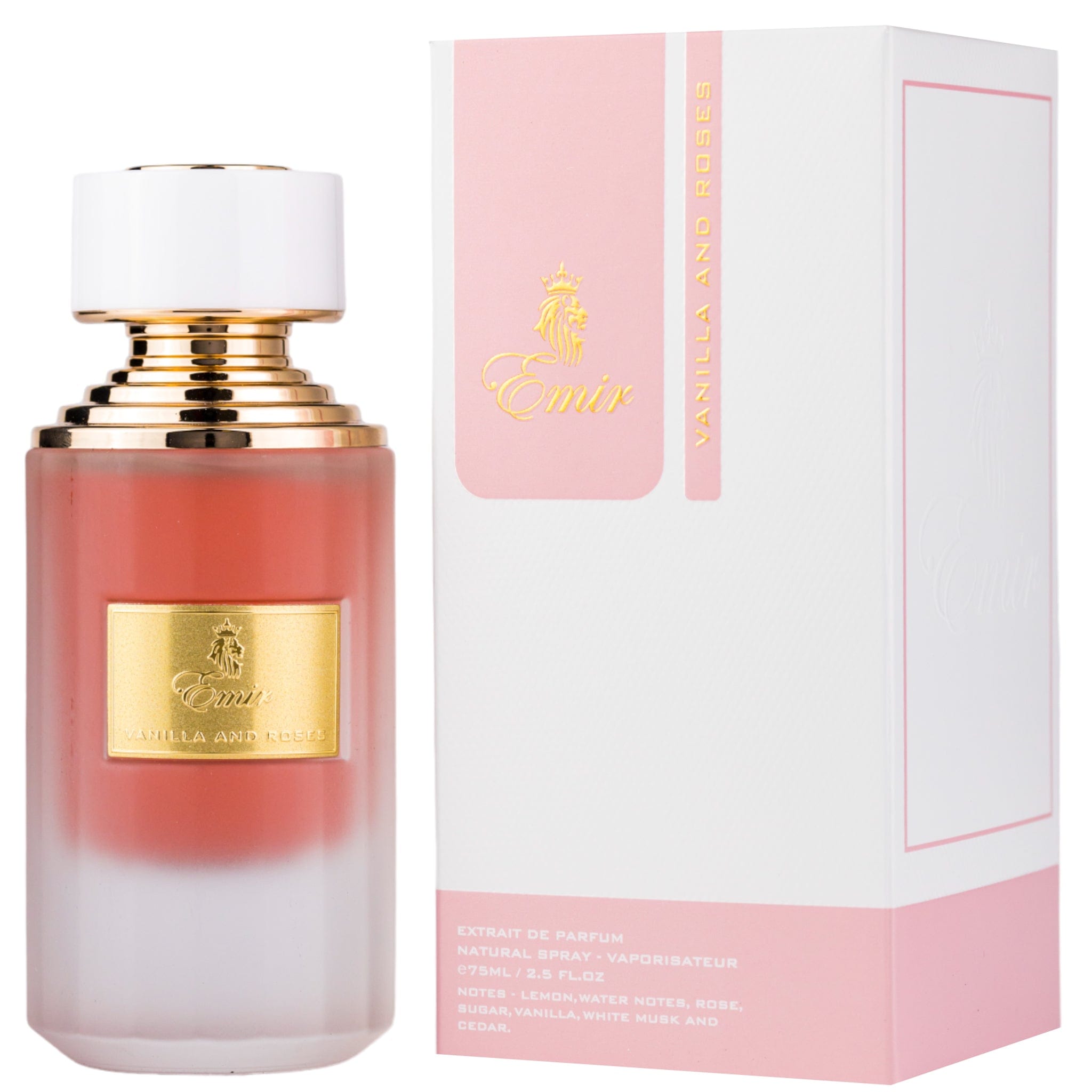 Arabian perfume Emir by Paris Corner Vanilla and Roses 75ml Eau de parfum 307598