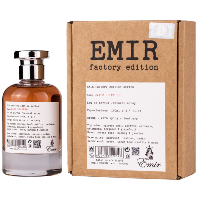 Arabian perfume Emir by Paris Corner Warm Leather Factory Edition 100ml Eau de parfum 307173