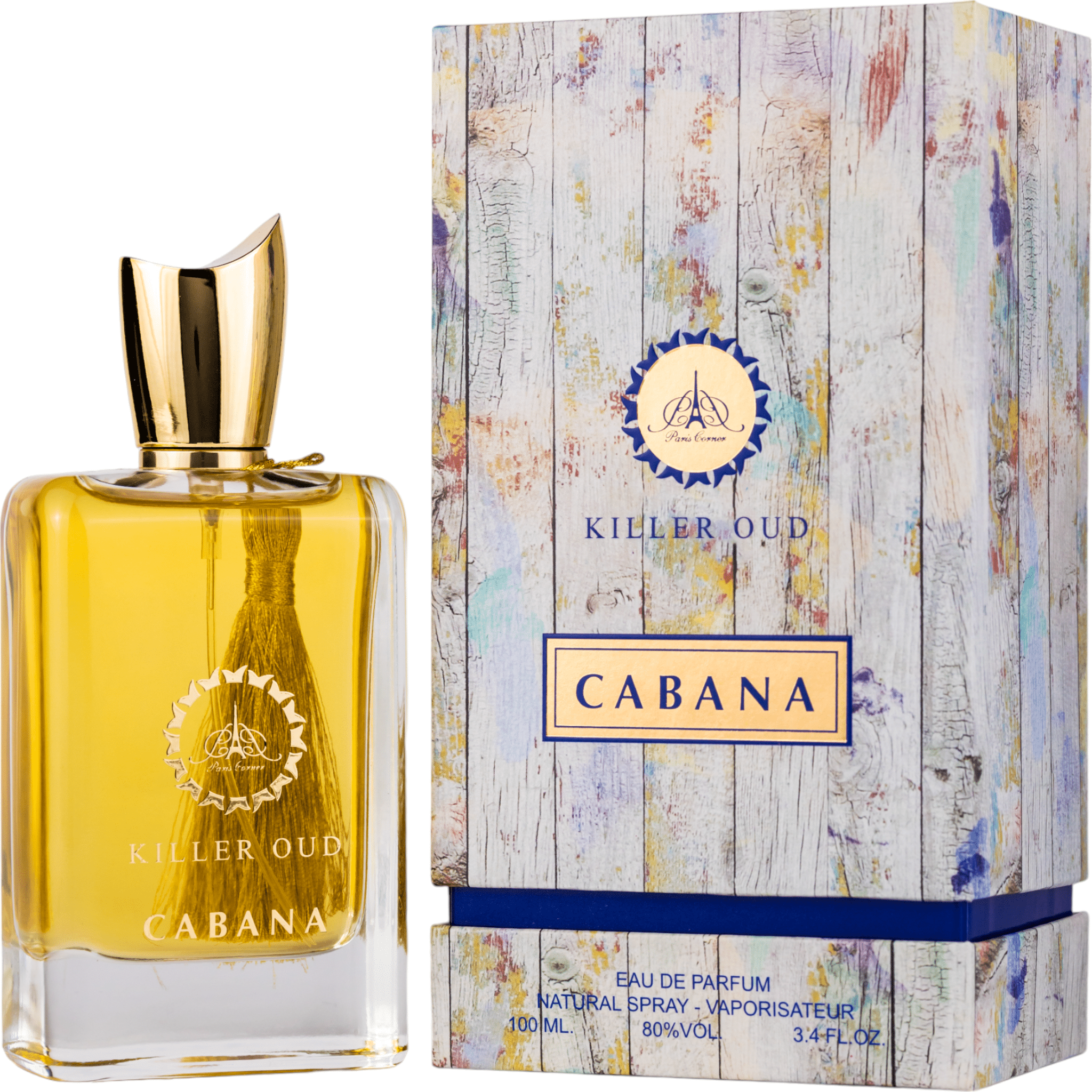 Arabian perfume Killer Oud By Paris Corner Cabana 100ml Eau de parfum 307519