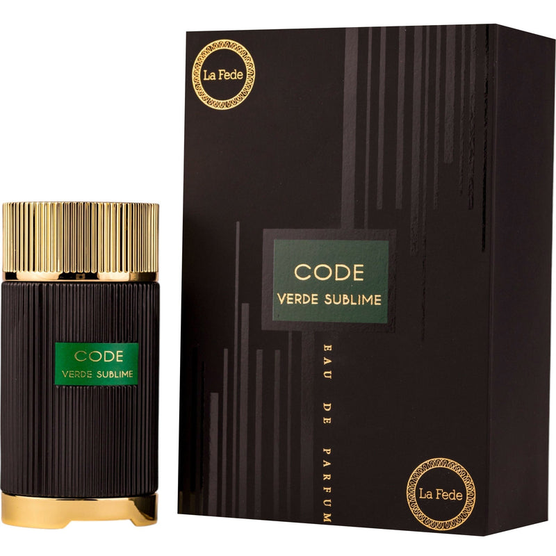 Arabian perfume La Fede Code Verde Sublime 100ml Eau de parfum 307304