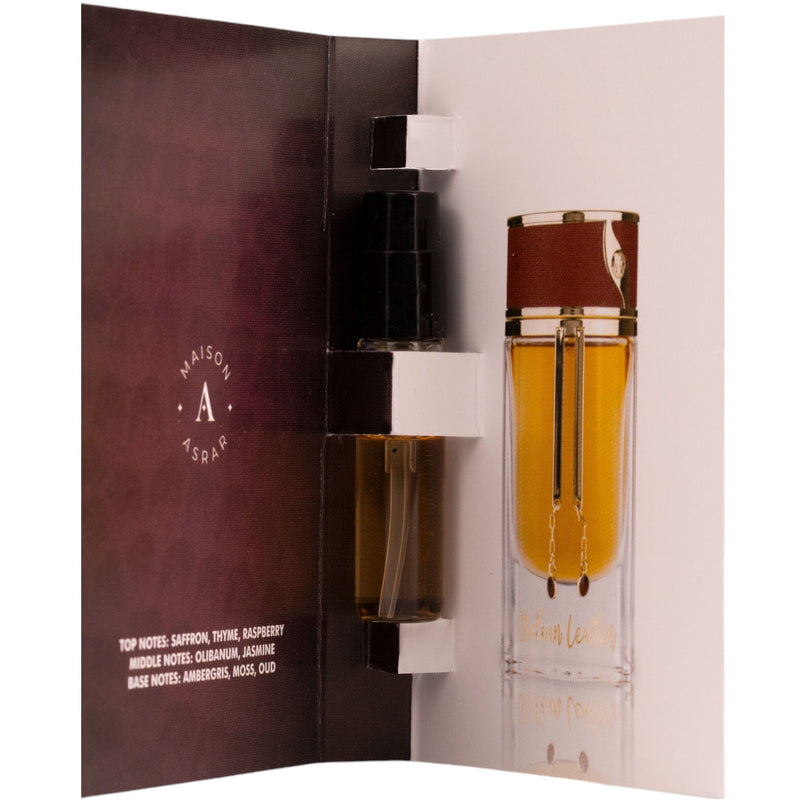 Arabian perfume Maison Asrar Italian Leather 2ml Eau de parfum 306612