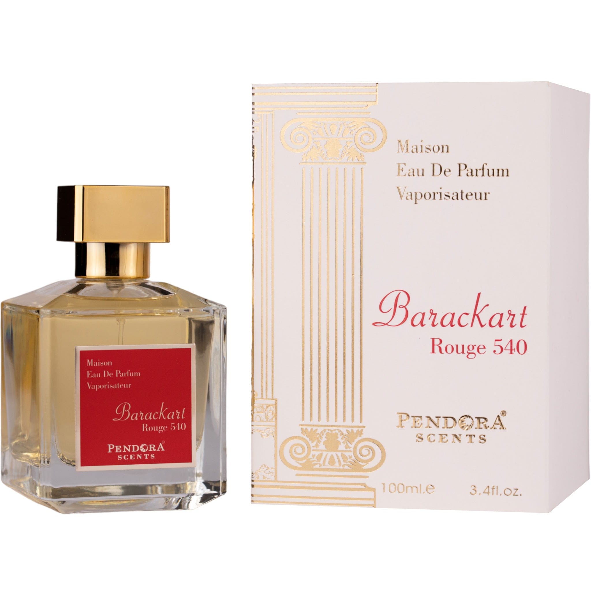 Arabian perfume Pendora Scents by Paris Corner Barackart Rouge 540 100ml Eau de parfum 307090