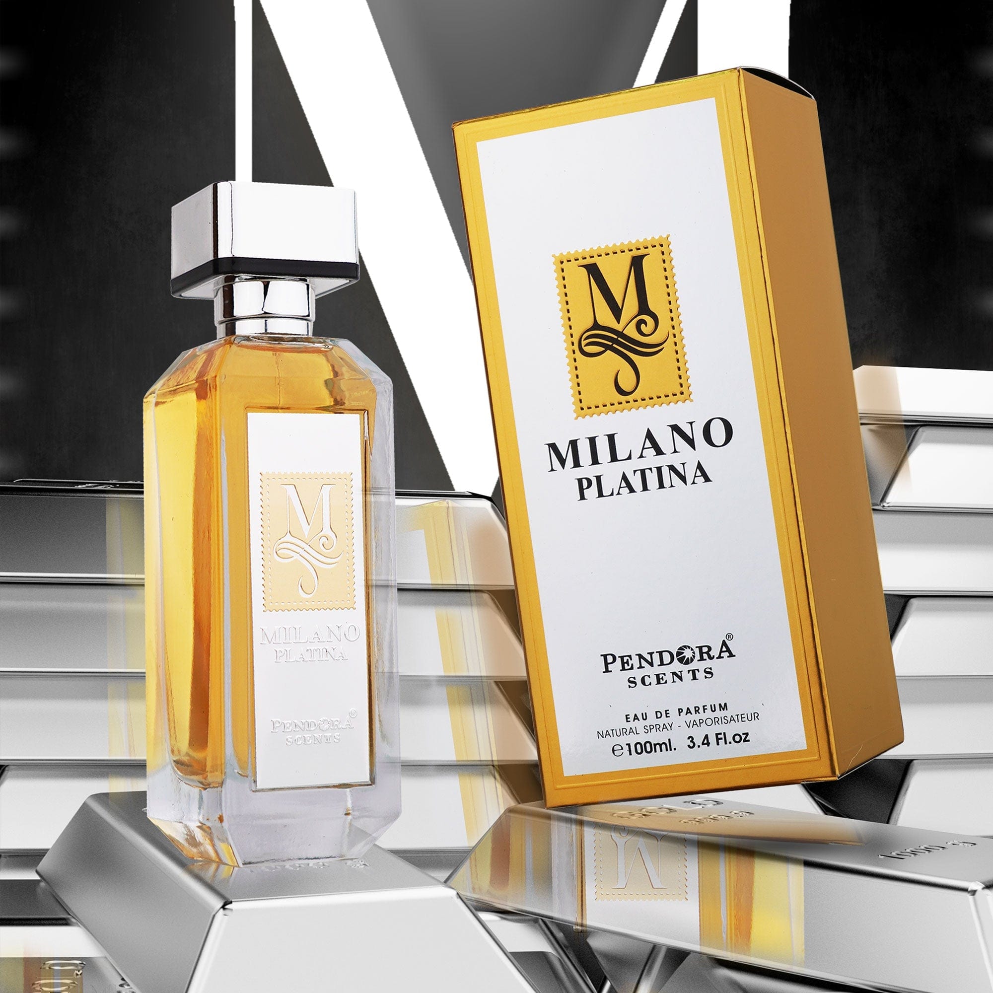 Arabian perfume Pendora Scents by Paris Corner Milano Platina 100ml Eau de parfum 307089