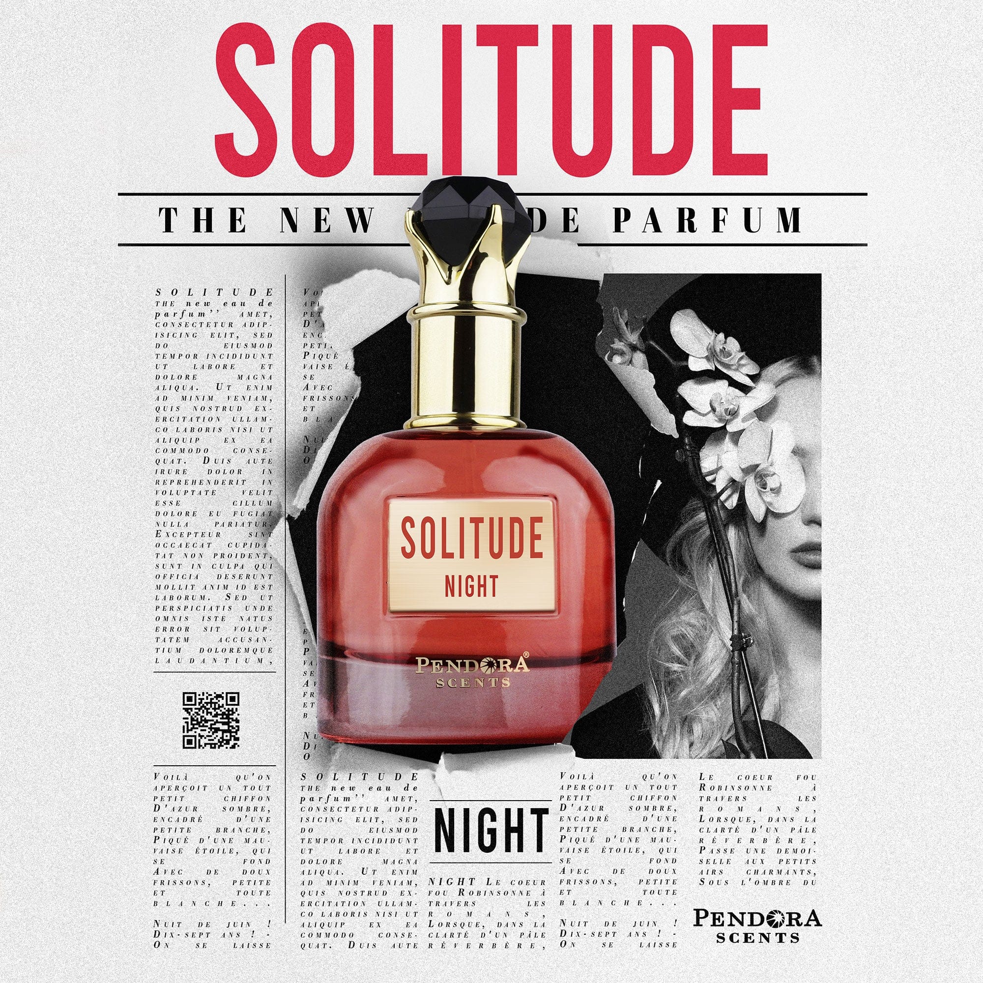 Arabian perfume Pendora Scents by Paris Corner Solitude Night 100ml Eau de parfum 307088