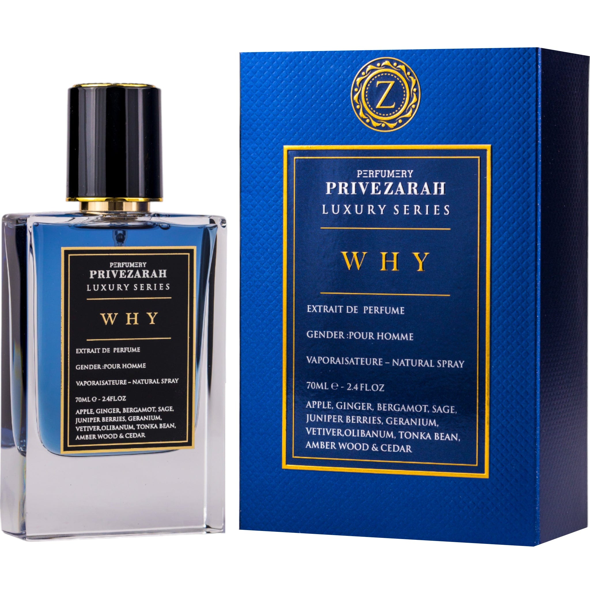 Arabian perfume Privezarah by Paris Corner Why 70ml Eau de parfum 307515