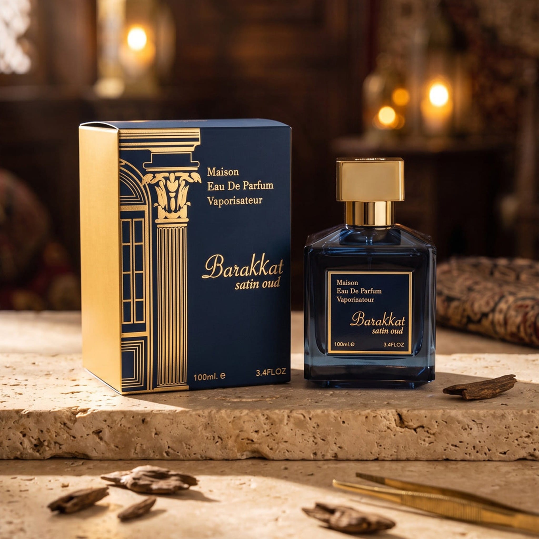 Barakkat Satin Oud by Fragrance World - Unisex Perfume - EDP - 100 ml 311626