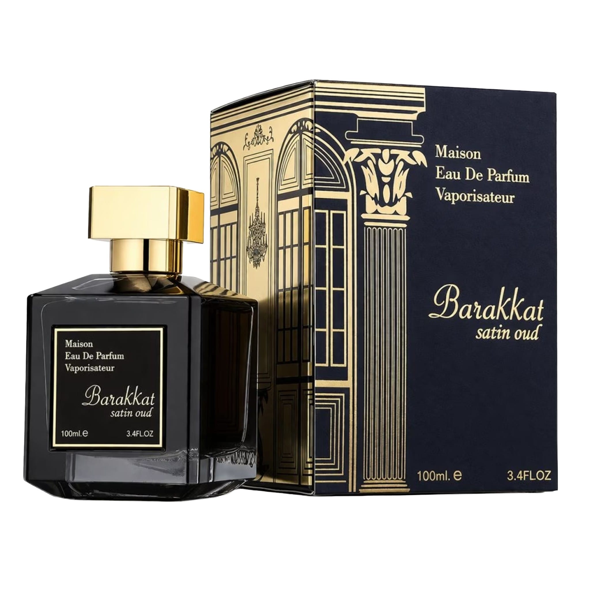 Barakkat Satin Oud by Fragrance World - Unisex Perfume - EDP - 100 ml 311626