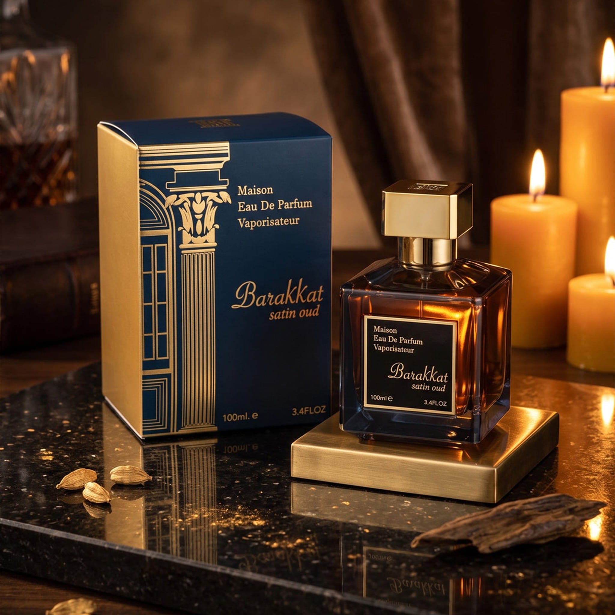 Barakkat Satin Oud by Fragrance World - Unisex Perfume - EDP - 100 ml 311626