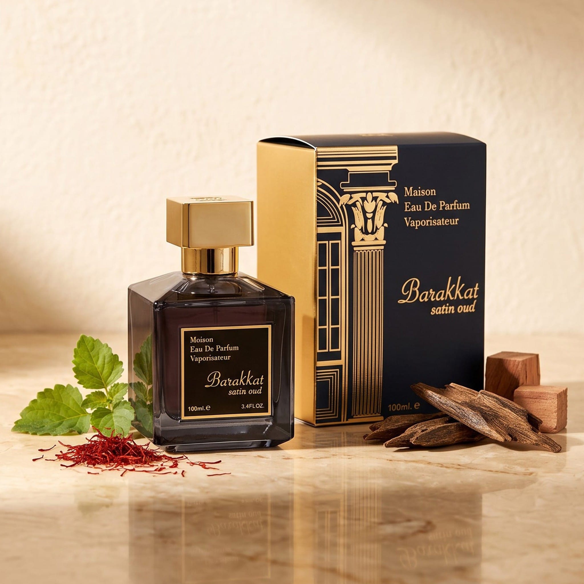 Barakkat Satin Oud by Fragrance World - Unisex Perfume - EDP - 100 ml 311626