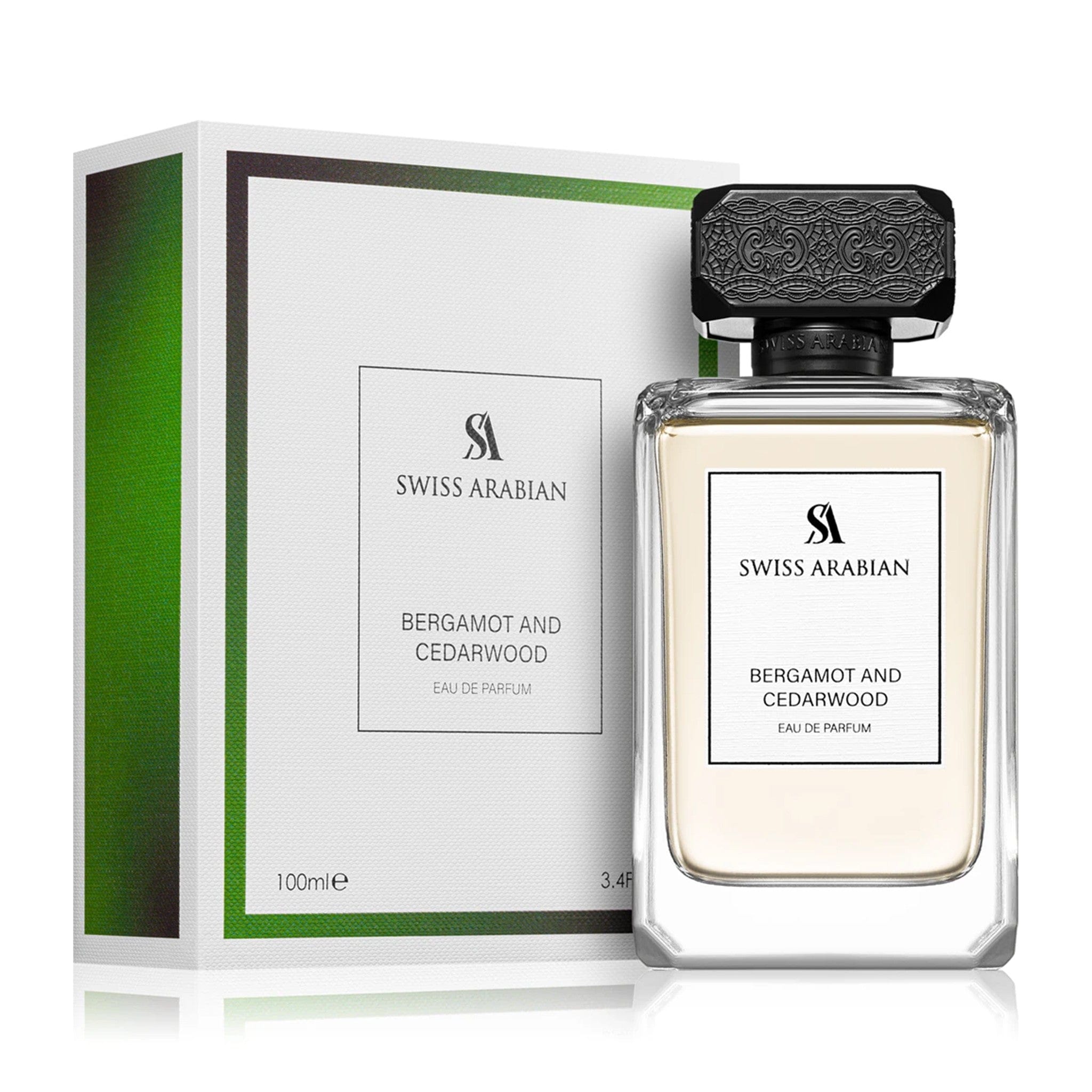 Bergamot and Cedarwood Eau de Parfum 100ml by Swiss Arabian - Men Perfume - EDP - 100ml 310086