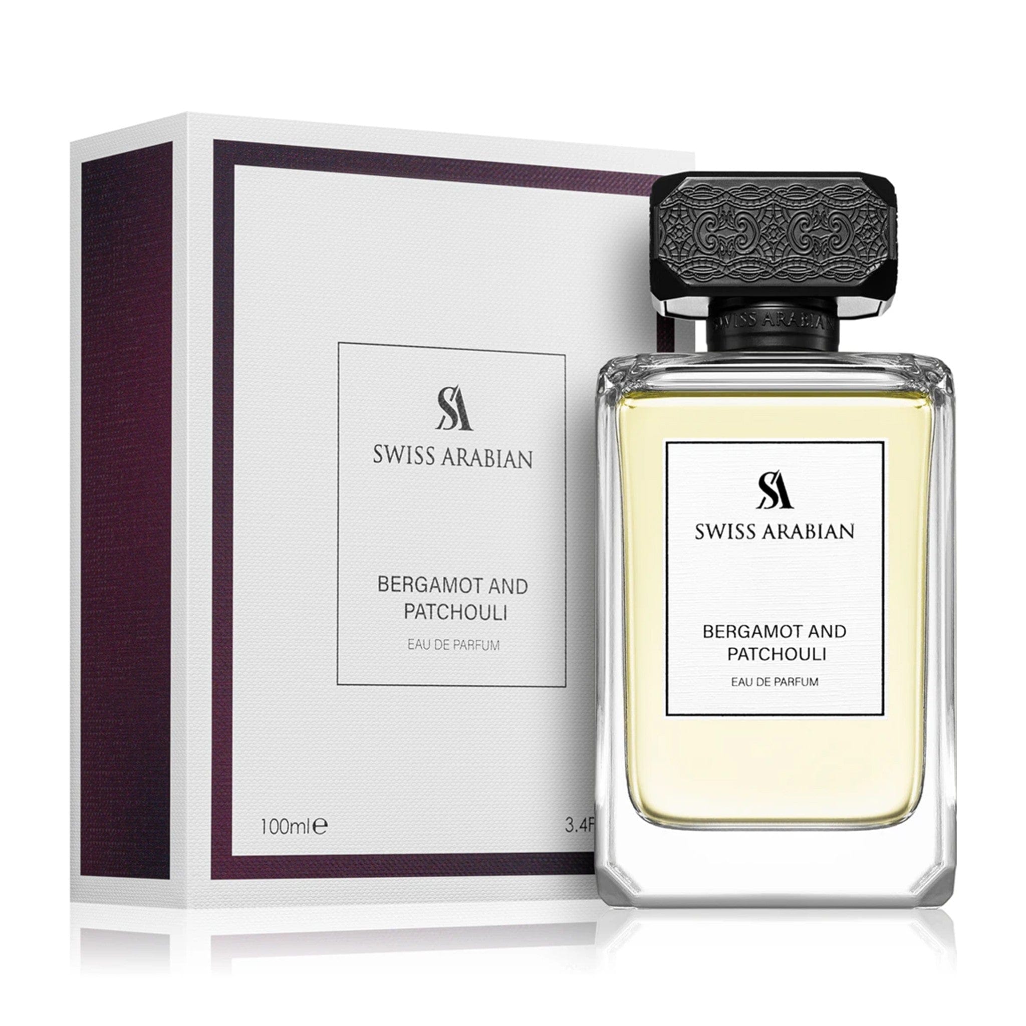 Bergamot and Patchouli Eau de Parfum 100ml by Swiss Arabian - Men Perfume - EDP - 100ml 310088