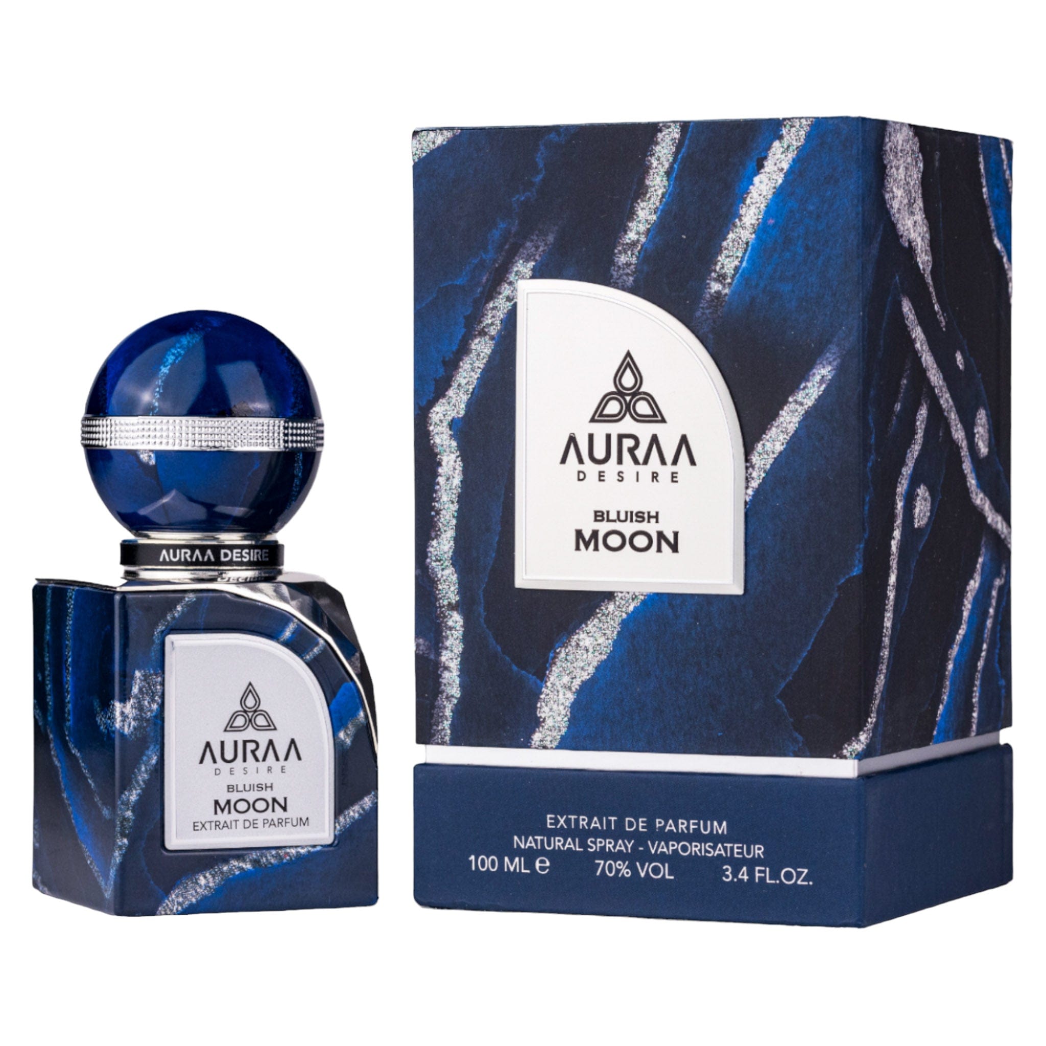 Bluish Moon by Auraa Desire - Extrait de Perfume Unisex - 100 ml 308353