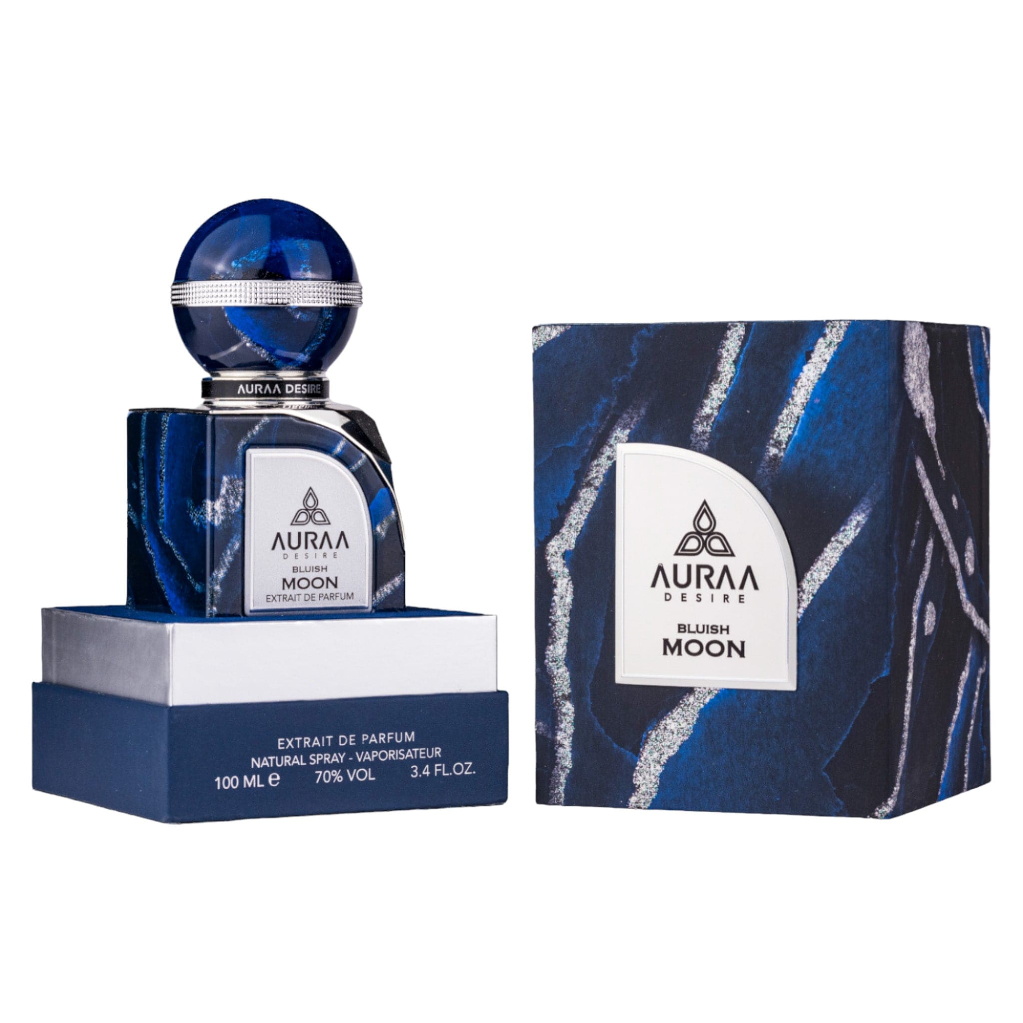 Bluish Moon by Auraa Desire - Extrait de Perfume Unisex - 100 ml 308353