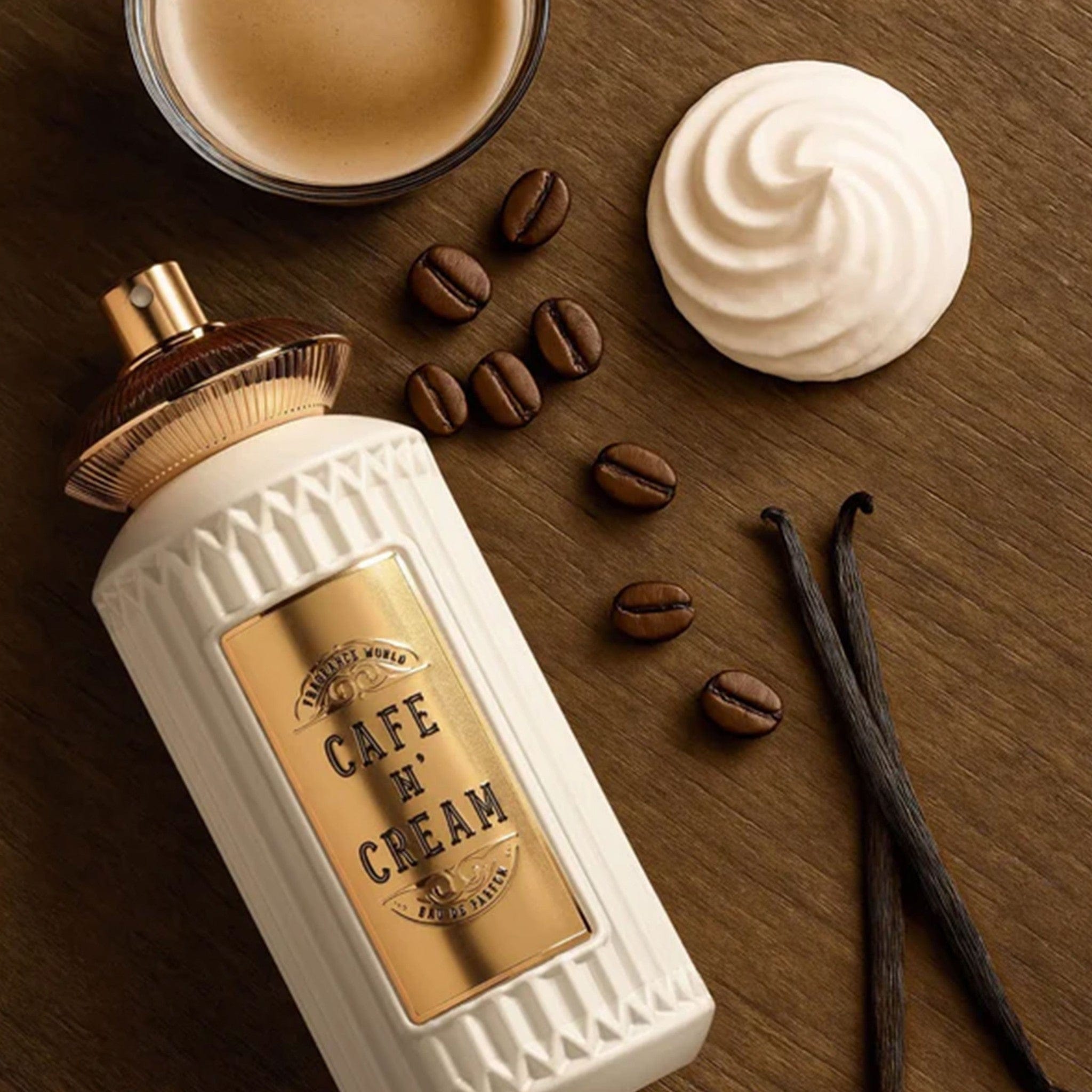 Cafe N' Cream Eau de Parfum 100ml by Fragrance World - Unisex Perfume - EDP - 100ml 309929