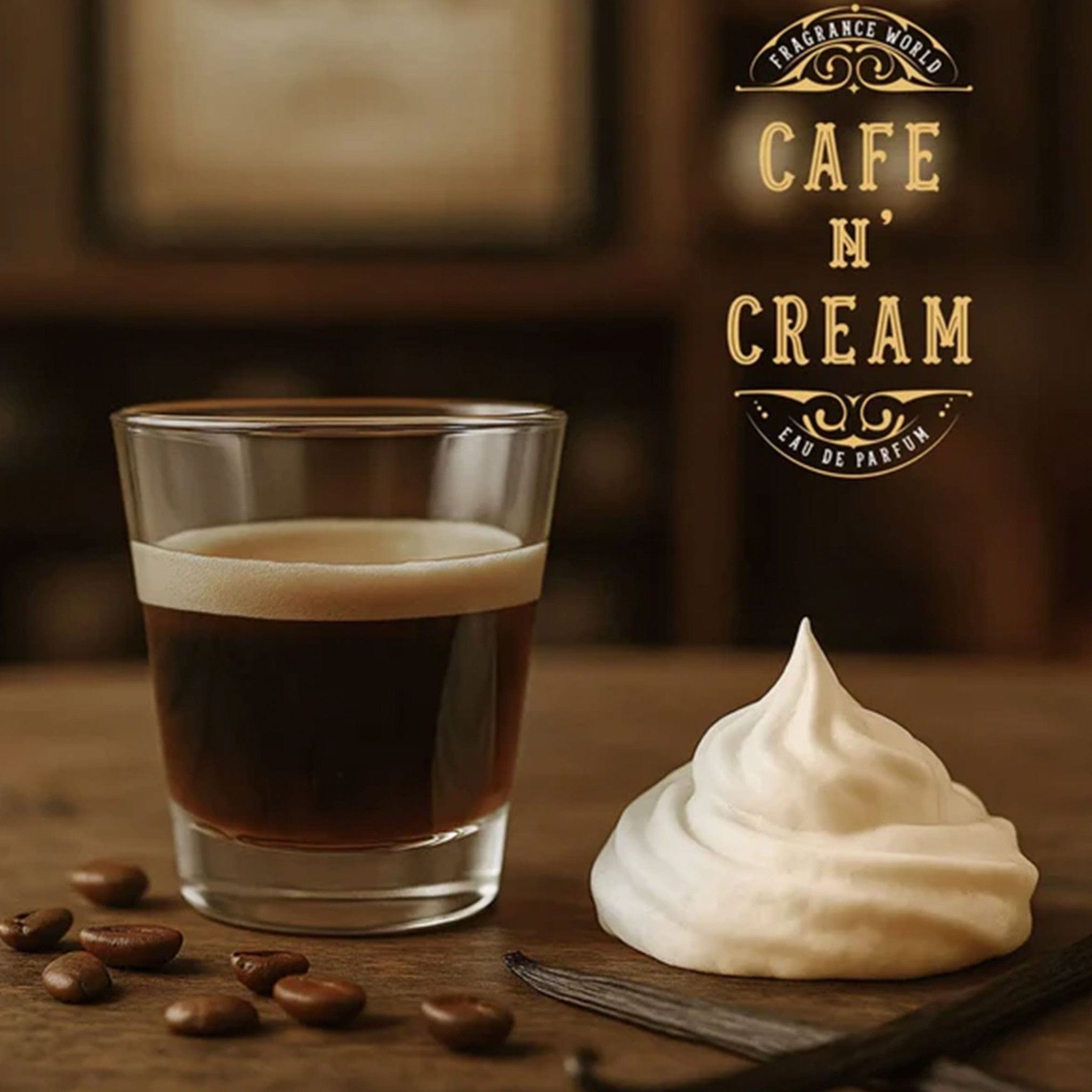 Cafe N' Cream Eau de Parfum 100ml by Fragrance World - Unisex Perfume - EDP - 100ml 309929