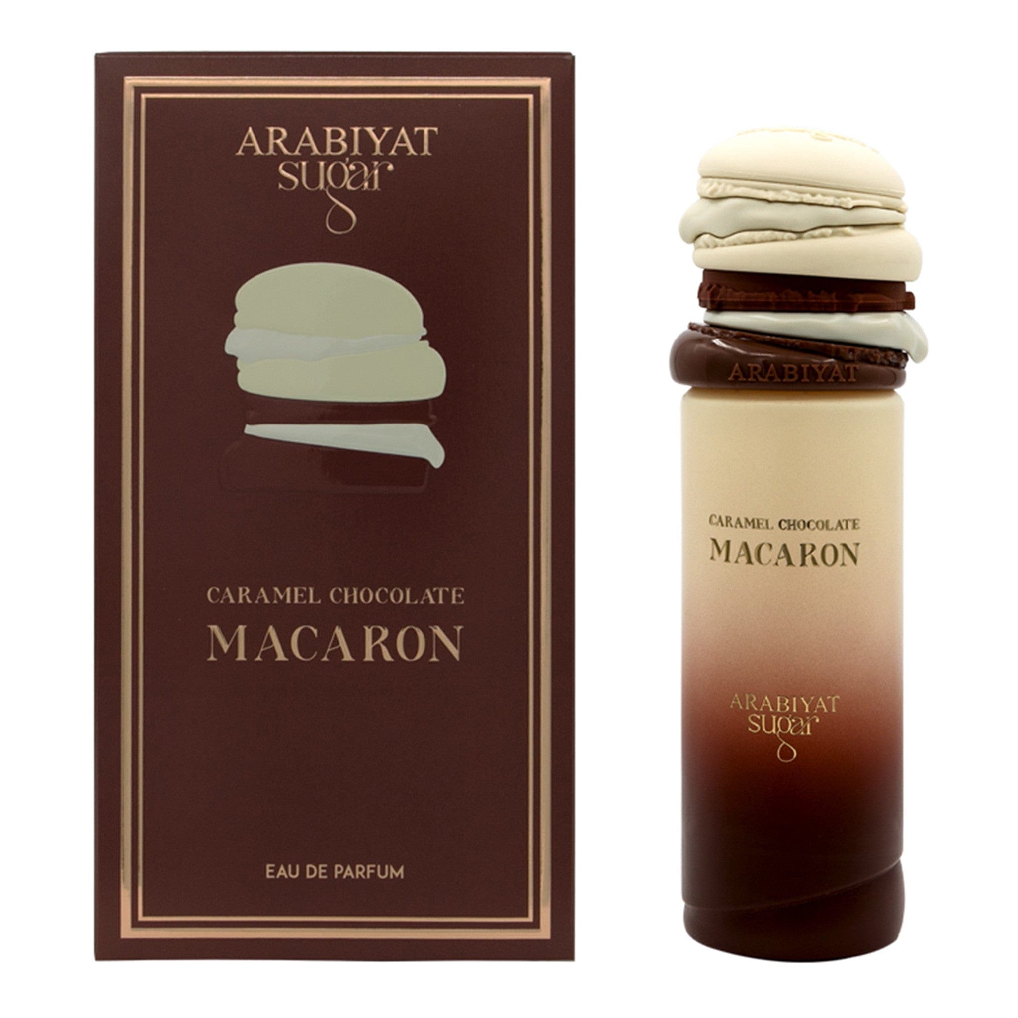 Caramel Chocolate Macaron Eau de Parfum 100ml by Arabiyat Sugar - Unisex Perfume - EDP - 100ml 310451