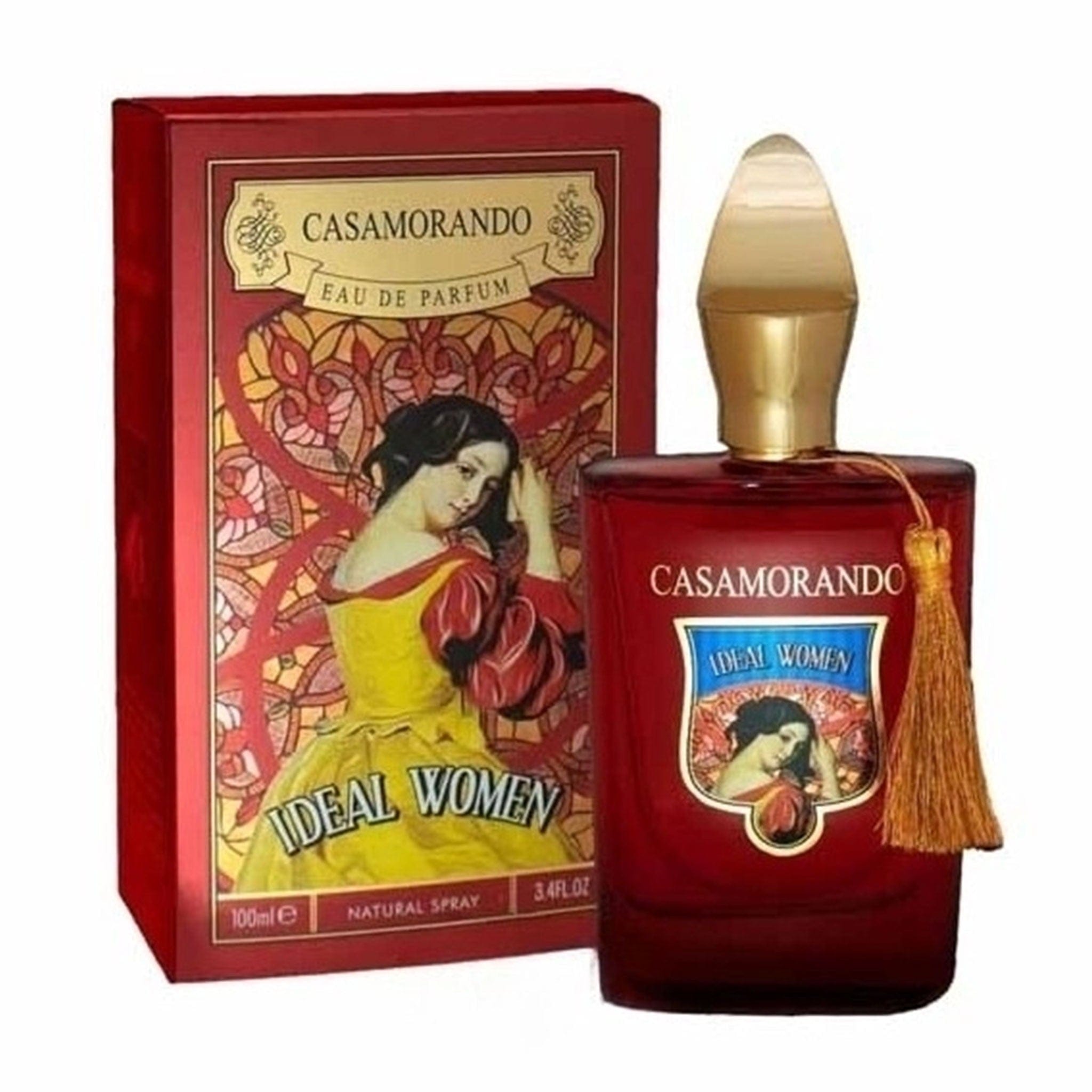 Casamorando Ideal Women Eau de Parfum 100ml by Fragrance World - Unisex Perfume - EDP - 100ml 309577
