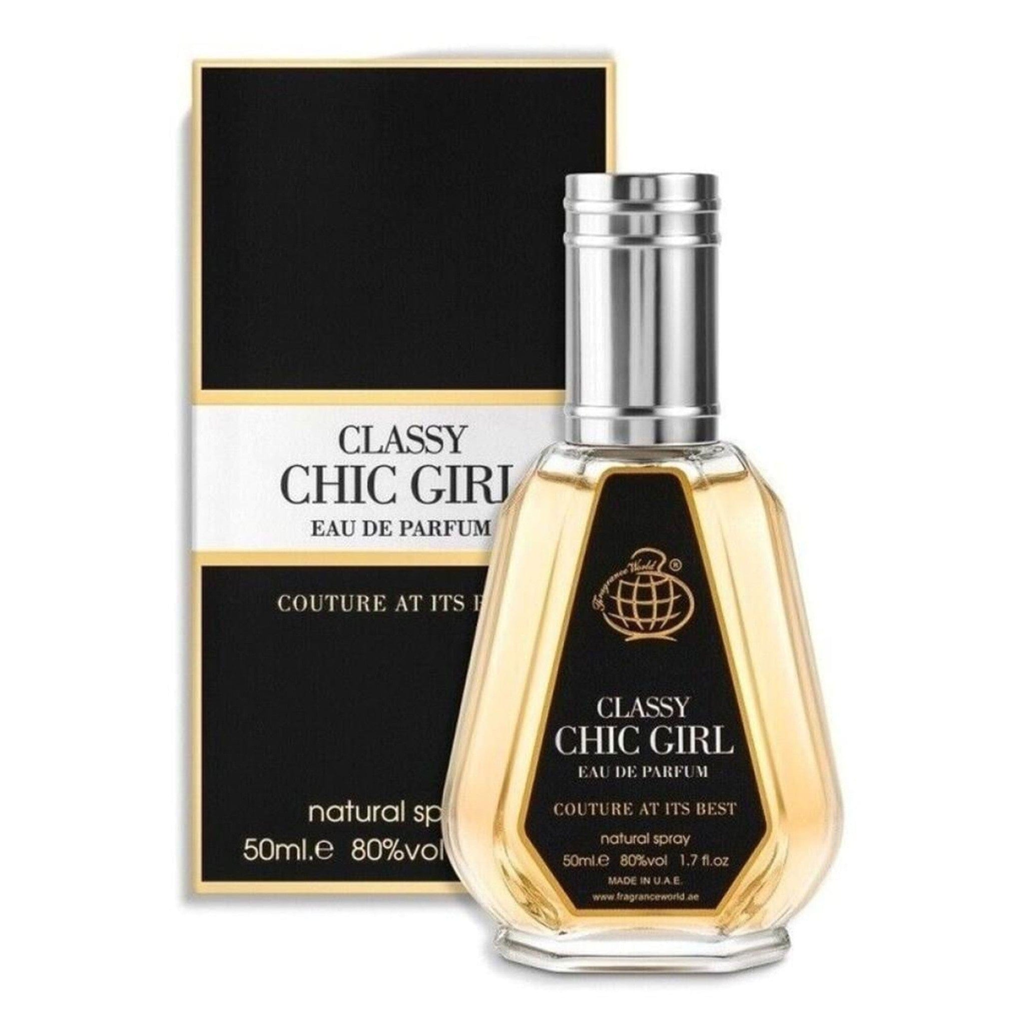 Classy Chic Girl Eau de Parfum 50ml by Fragrance World - Women Perfume - EDP - 50ml 309972