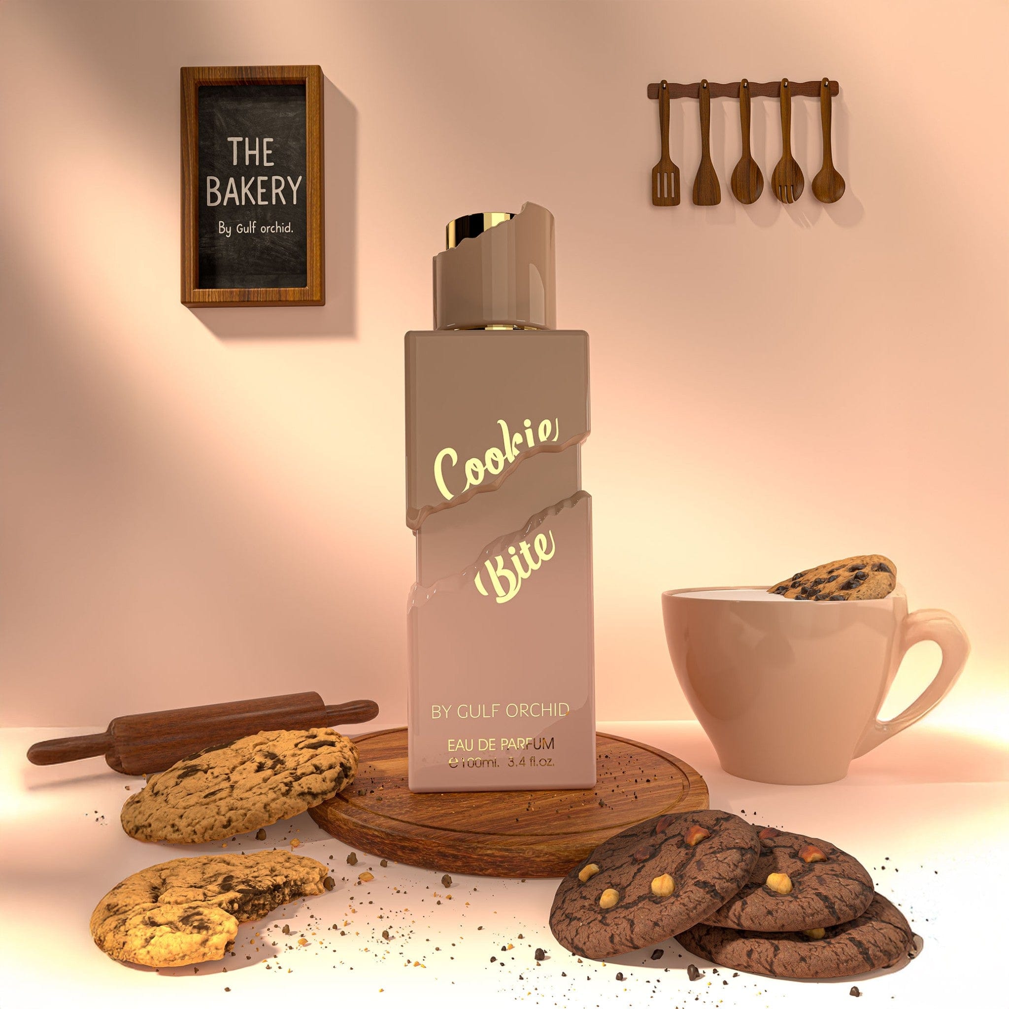 Cookie Bite Eau de Parfum 100ml by Gulf Orchid - Unisex Perfume - EDP - 100ml 309846