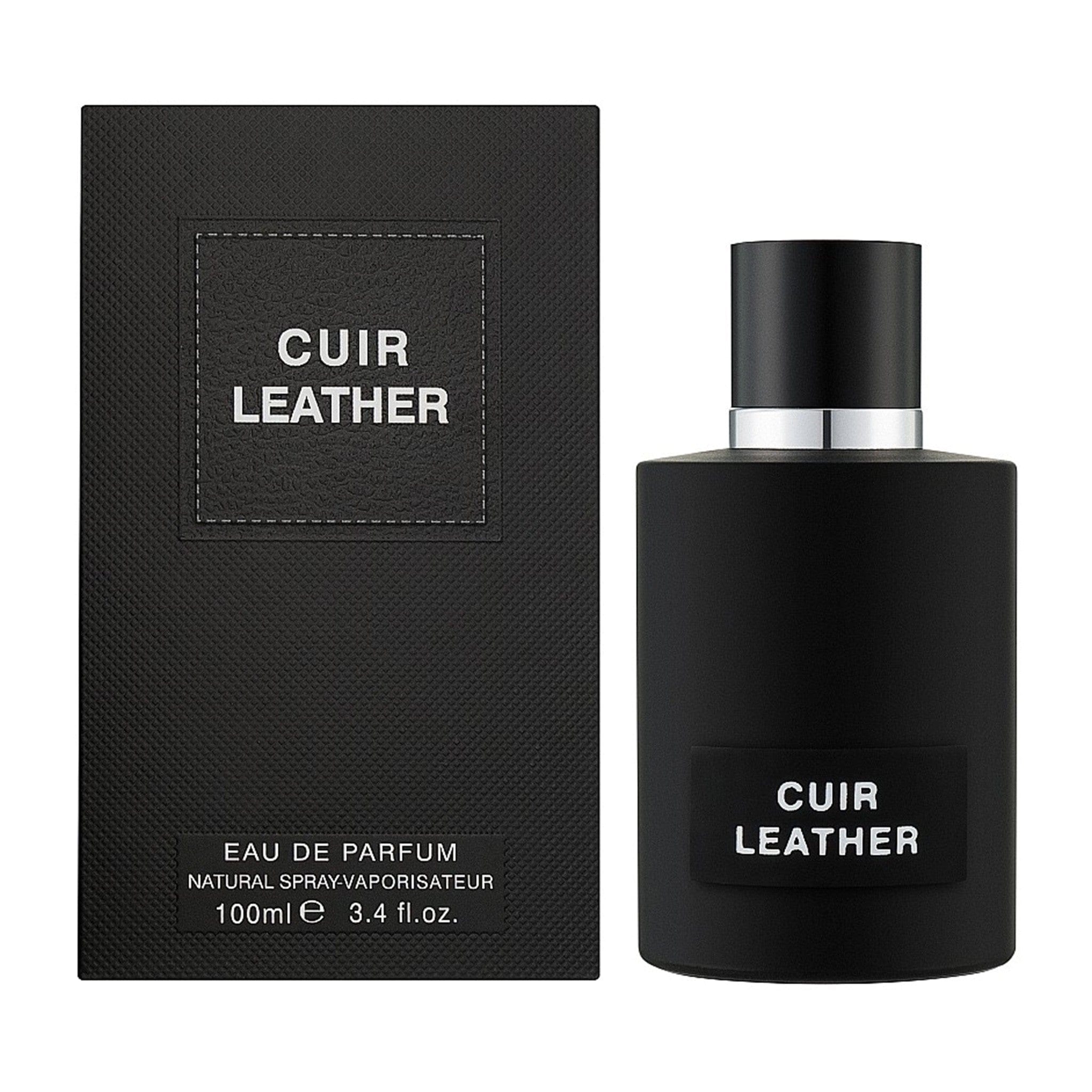 Cuir Leather Eau de Parfum 100ml by Fragrance World - Unisex Perfume - EDP - 100ml 310508