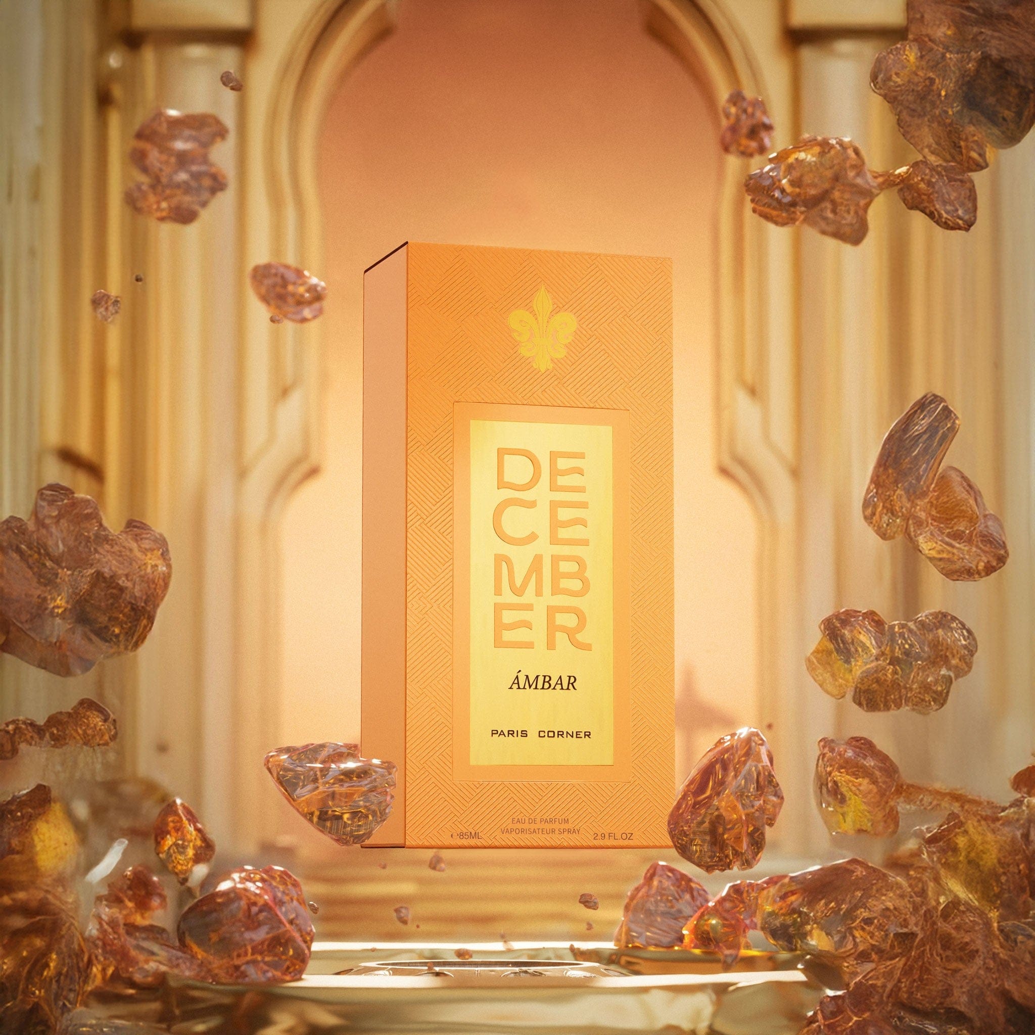 December Ambar Eau de Parfum 100ml by Paris Corner - Unisex Perfume - EDP - 85ml 310457