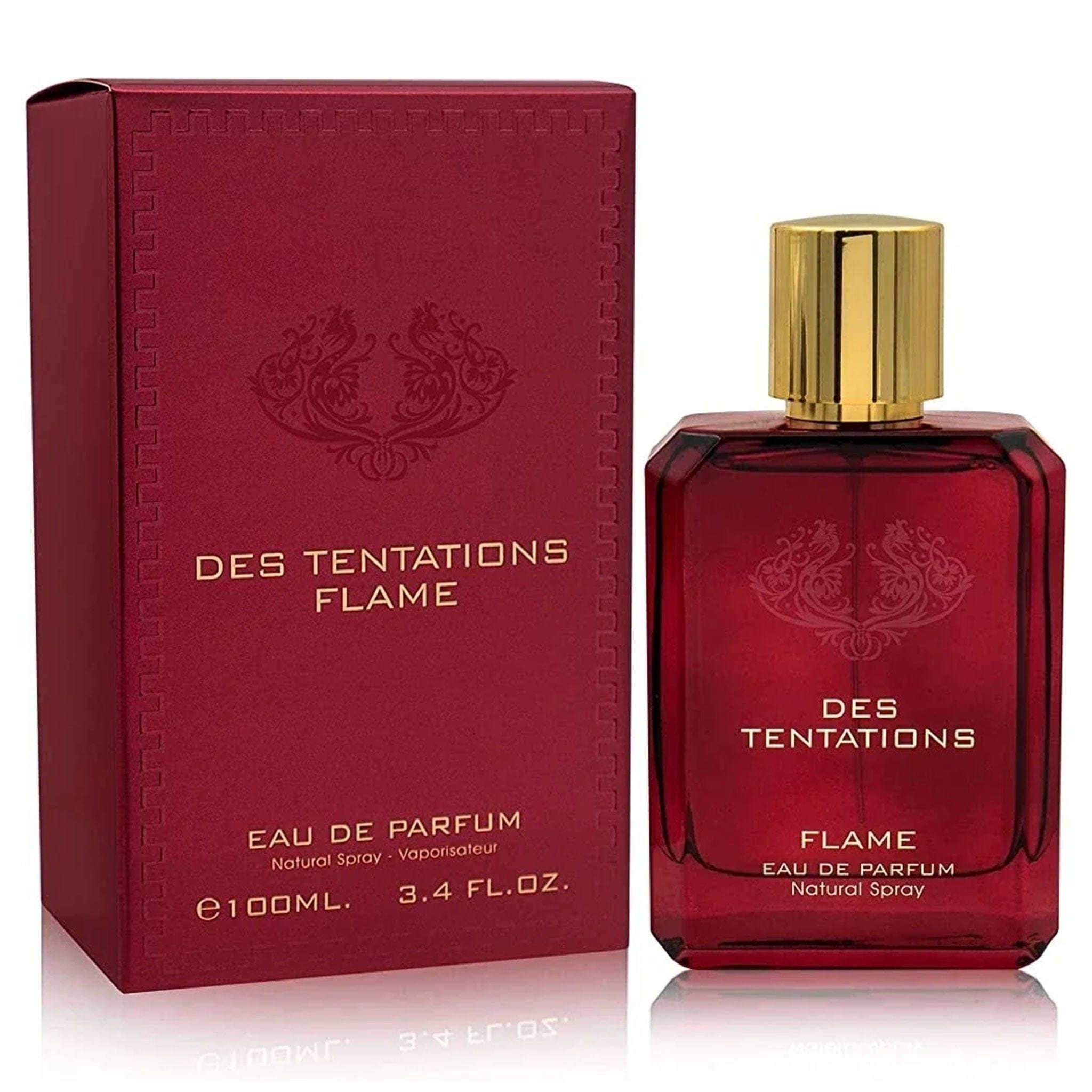 Des Tentations Flame Eau de Parfum 100ml by Fragrance World - Unisex Perfume - EDP - 100ml 309573