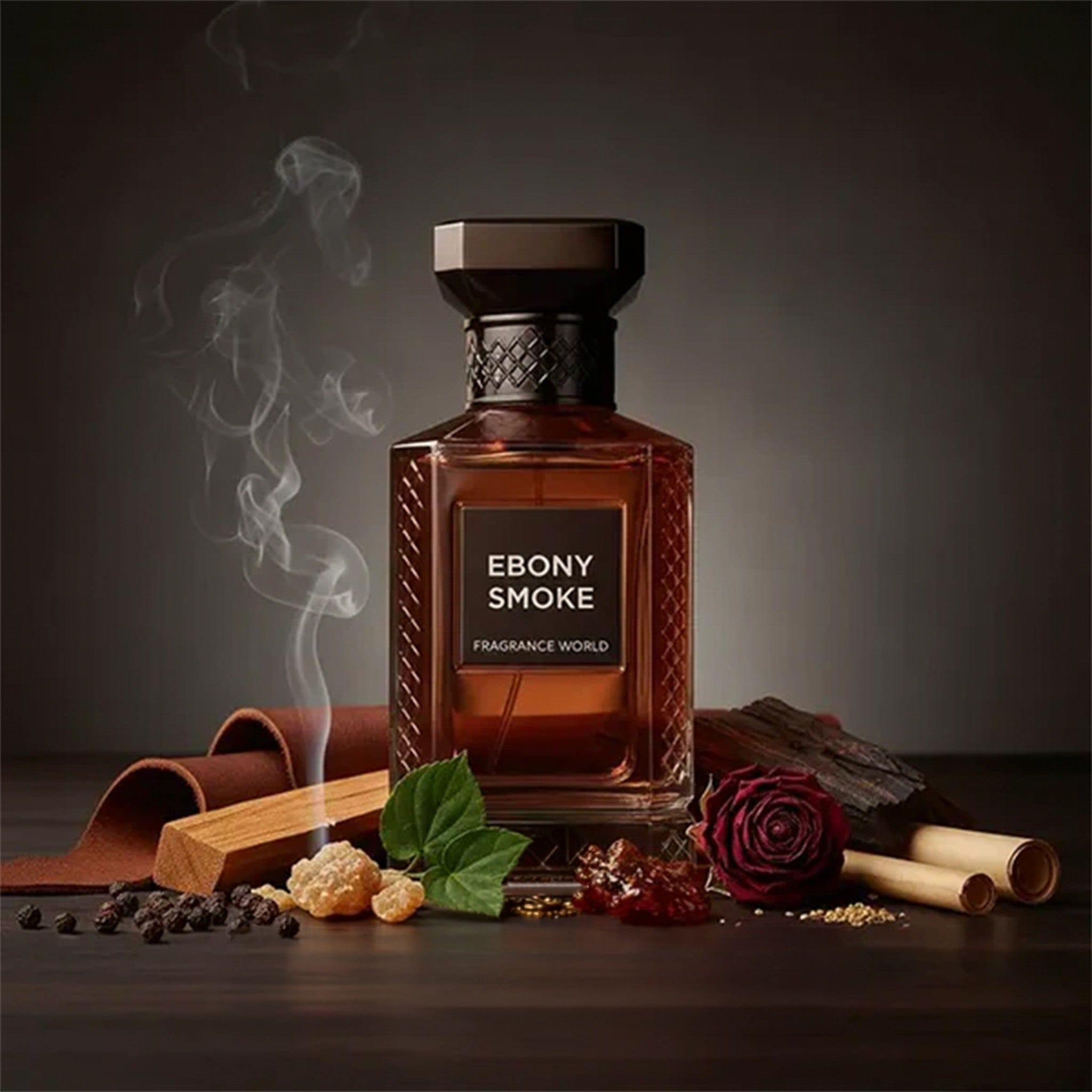 Ebony Smoke by Fragrance World - Unisex Perfume - EDP - 100 ml 310824