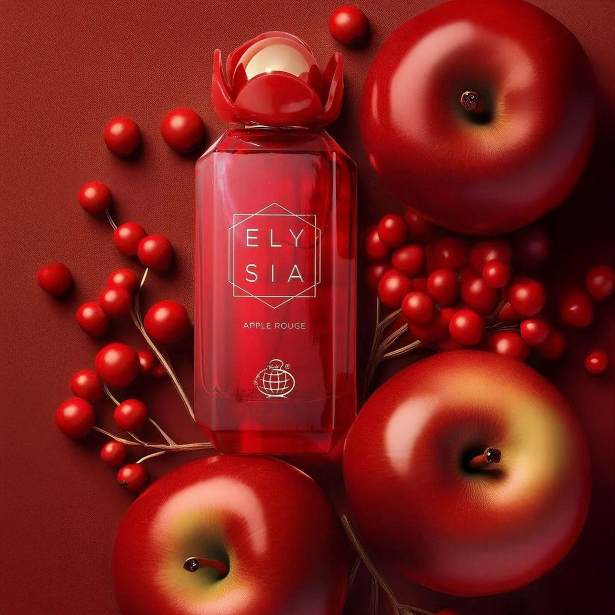 Elysia Apple Rouge Eau de Parfum 100ml by Fragrance World - Women Perfume - EDP - 100ml 309920