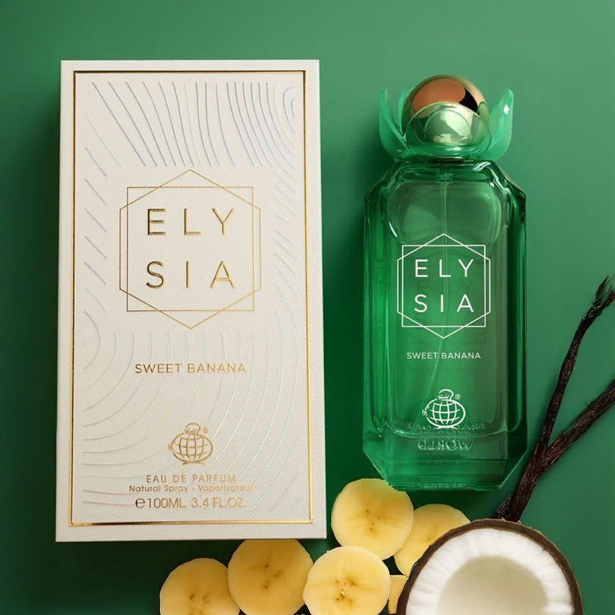 Elysia Sweet Banana Eau de Parfum 100ml by Fragrance World - Women Perfume - EDP - 100ml 310243