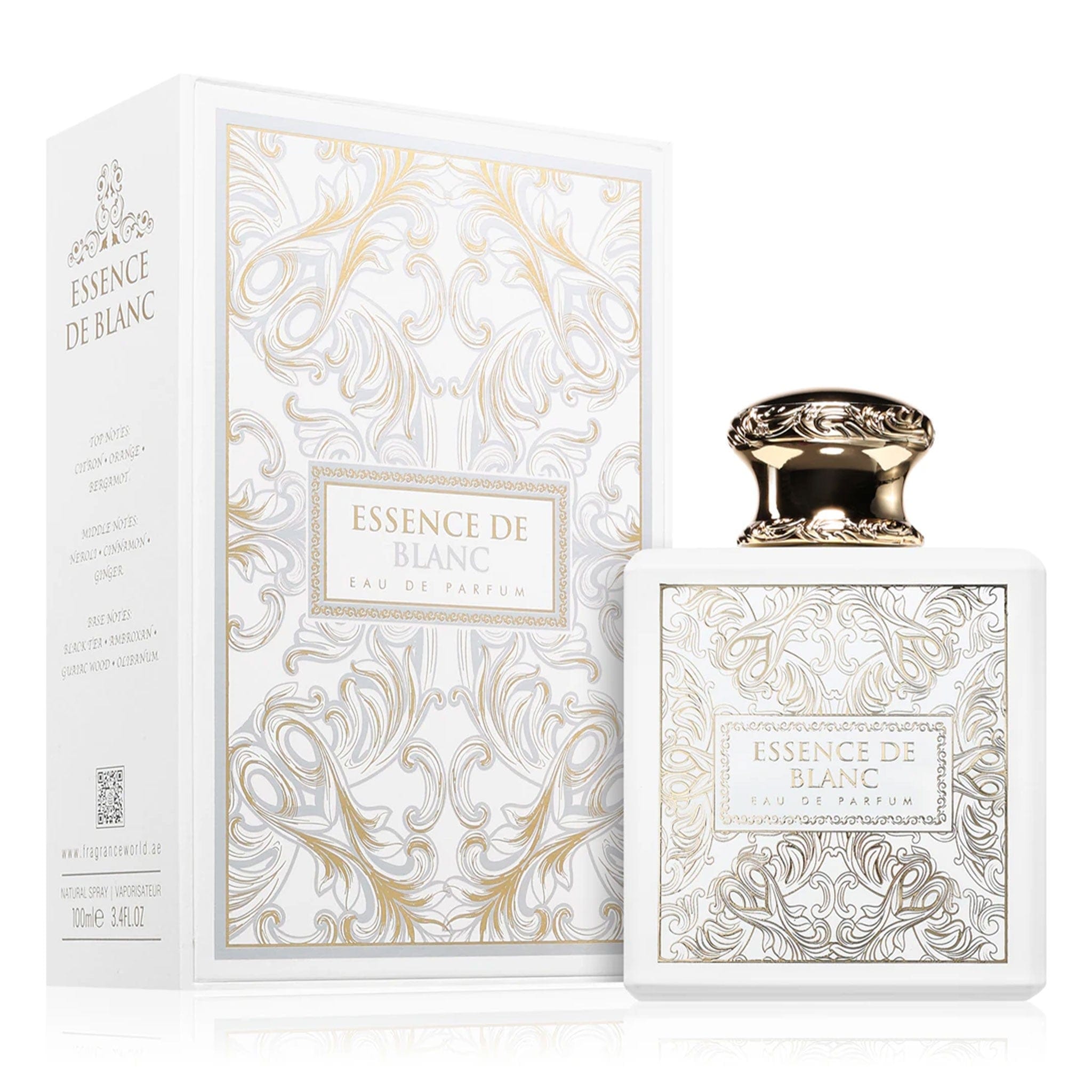 Essence De Blanc Eau de Parfum 100ml by French Avenue - Men Perfume - EDP - 100ml 309542