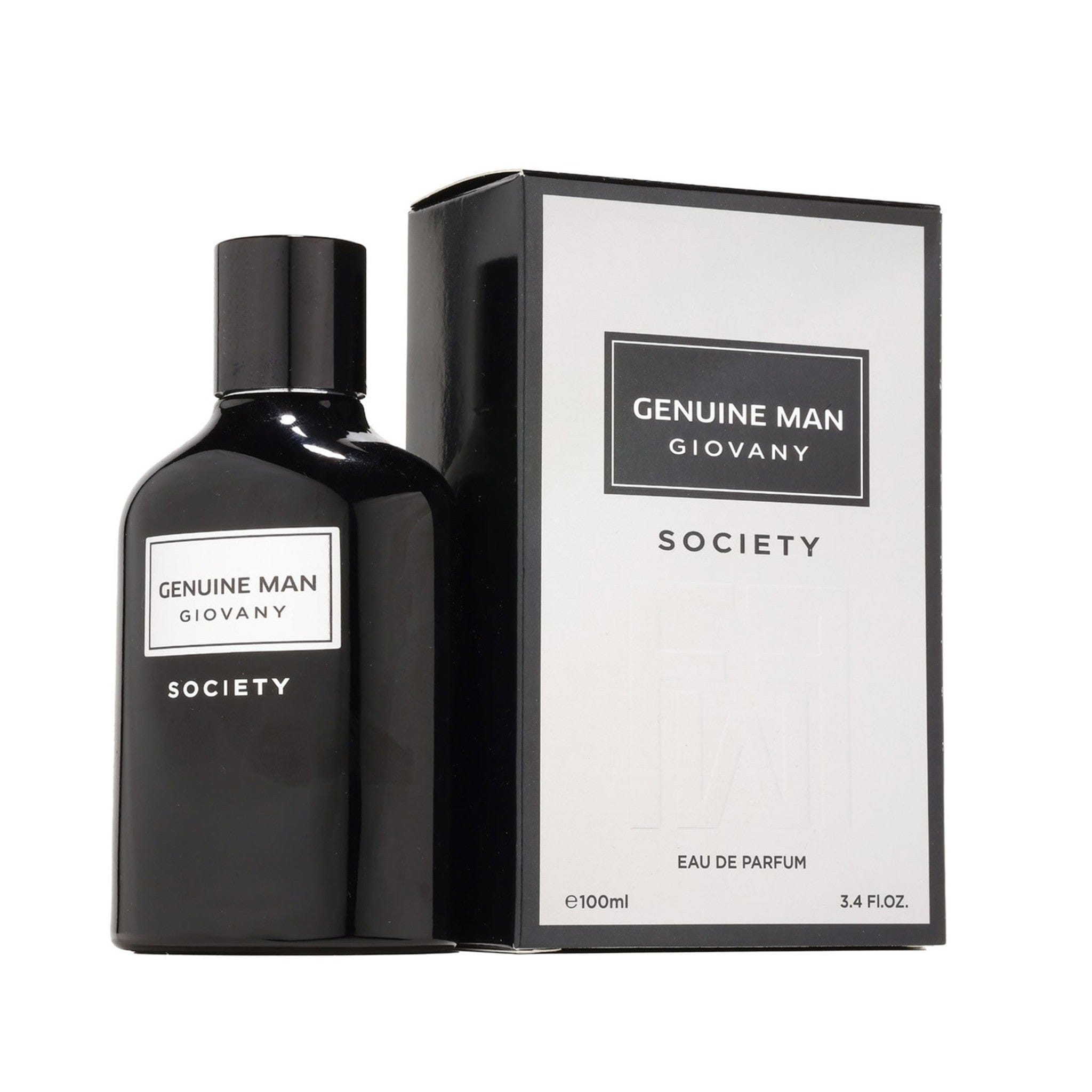 Genuine Man Giovany Society Eau de Parfum 100ml by Fragrance World - Men Perfume - EDP - 100ml 309917