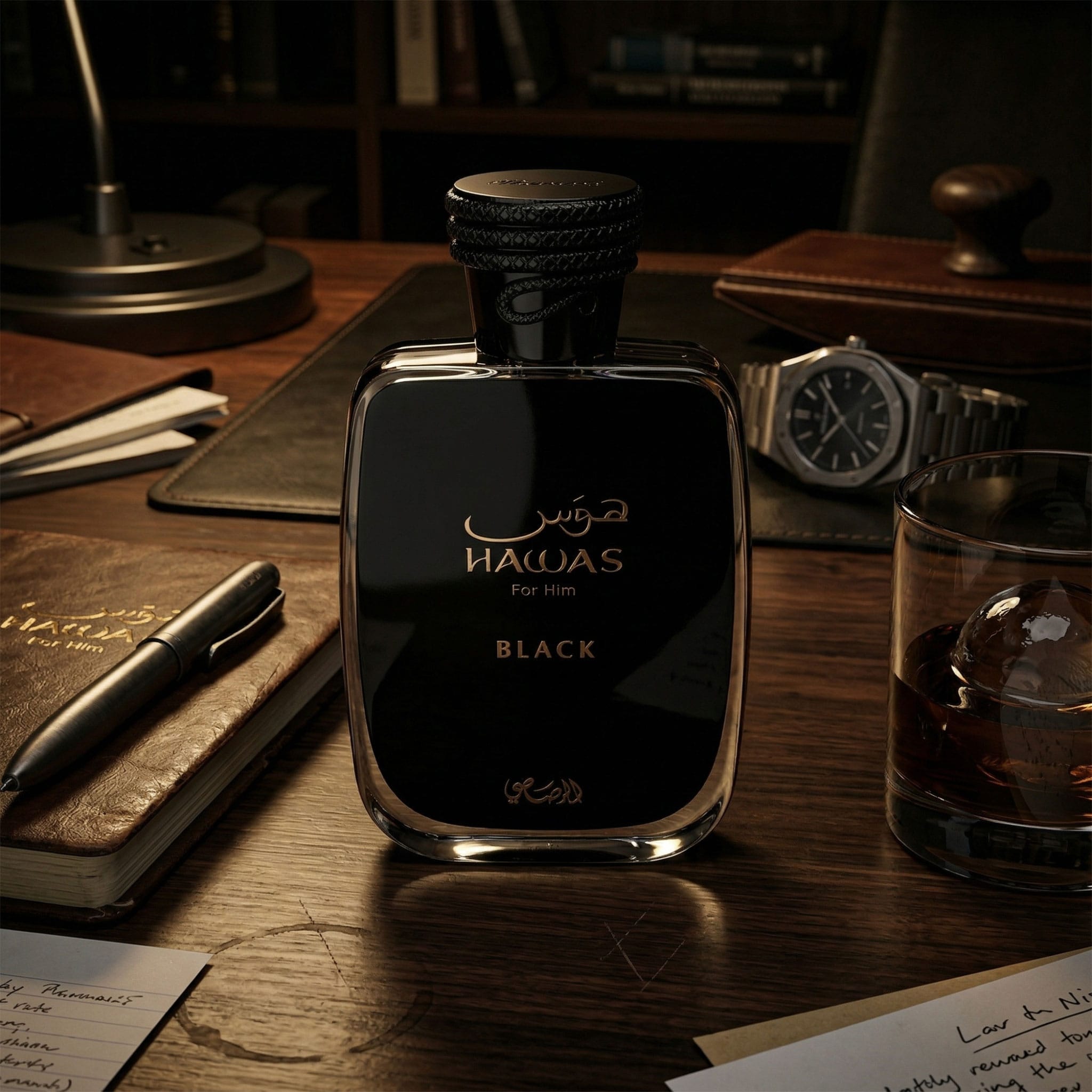 Hawas Black by Rasasi - Men Perfume - EDP - 100 ml 309172