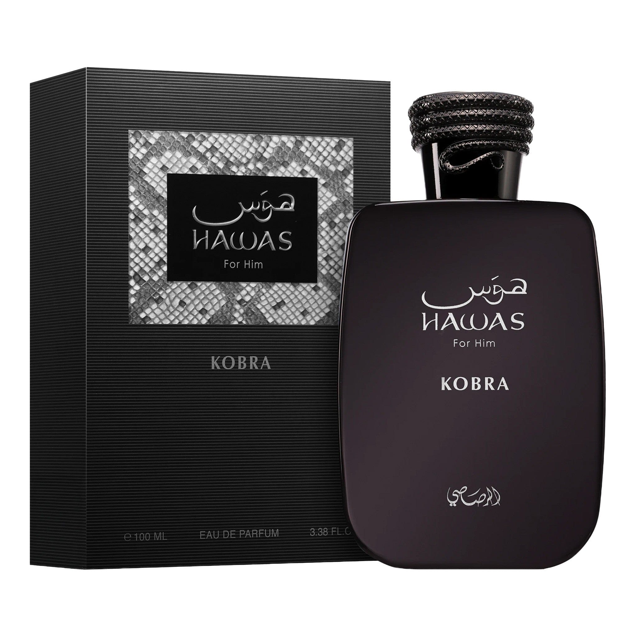 Hawas for Him Kobra Eau de Parfum 100ml by Rasasi - Men Perfume - EDP - 100ml 310626