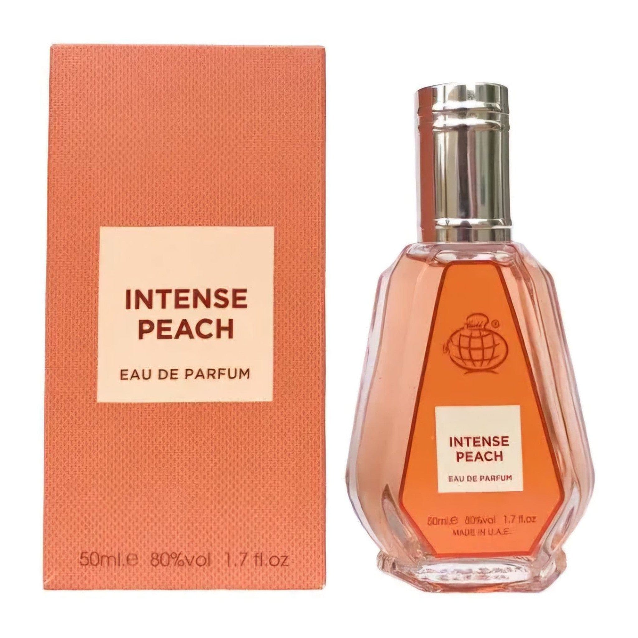 Intense Peach Eau de Parfum 50ml by Fragrance World - Unisex Perfume - EDP - 50ml 310599