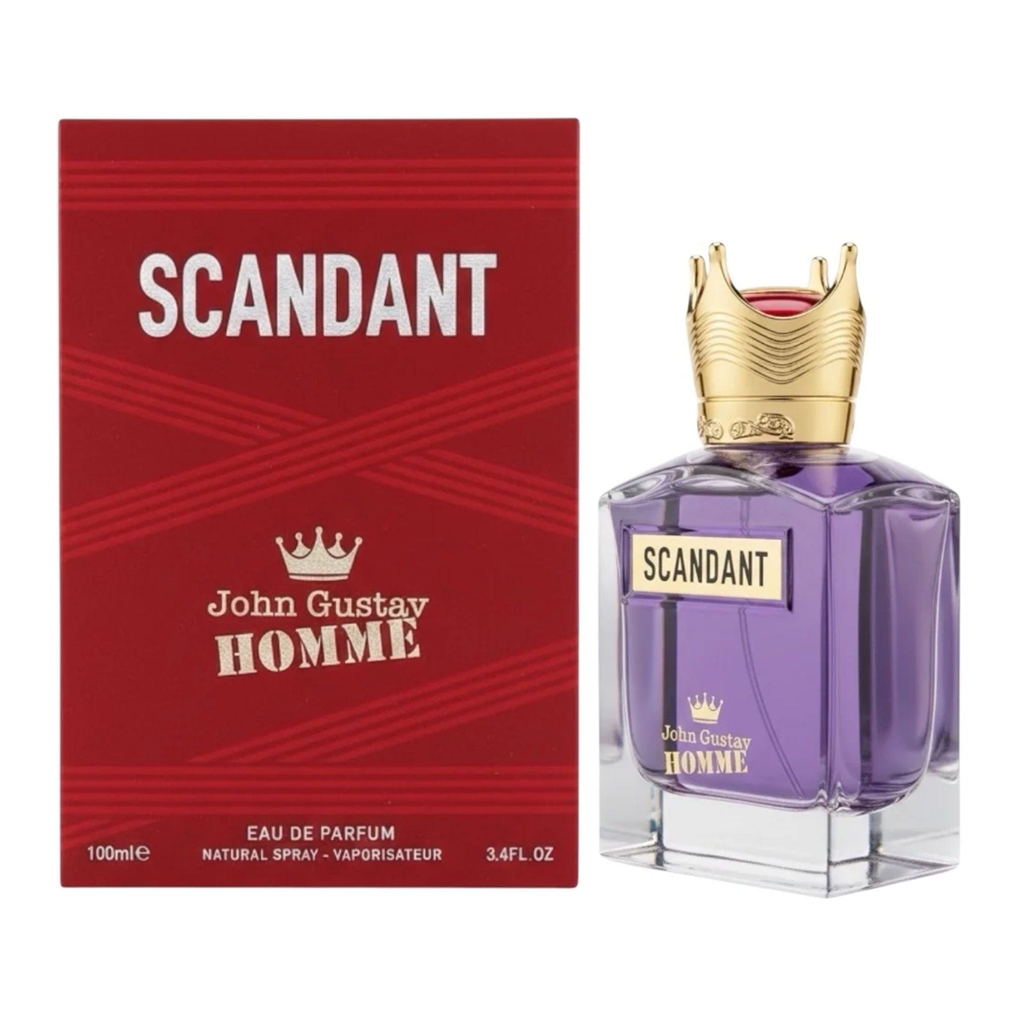 John Gustav Homme Scandant Eau de Parfum 100ml by Fragrance World - Men Perfume - EDP - 100ml 310681