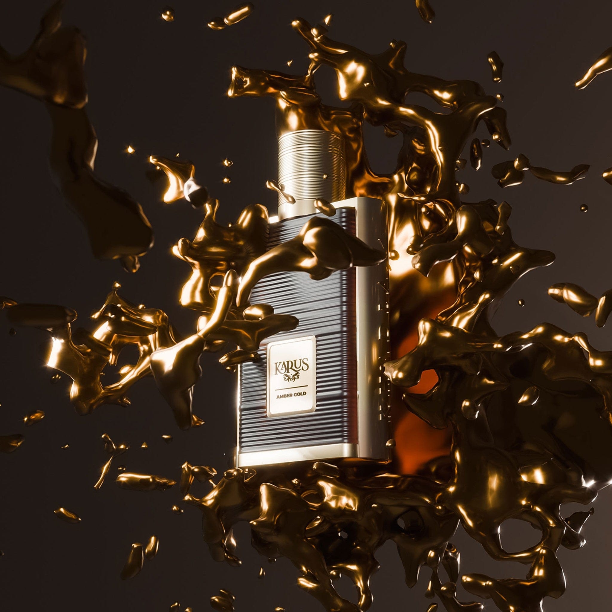 KARUS AMBER GOLD EDP 100ML by Khadlaj - Men Perfume - EDP - 100 ml 309030