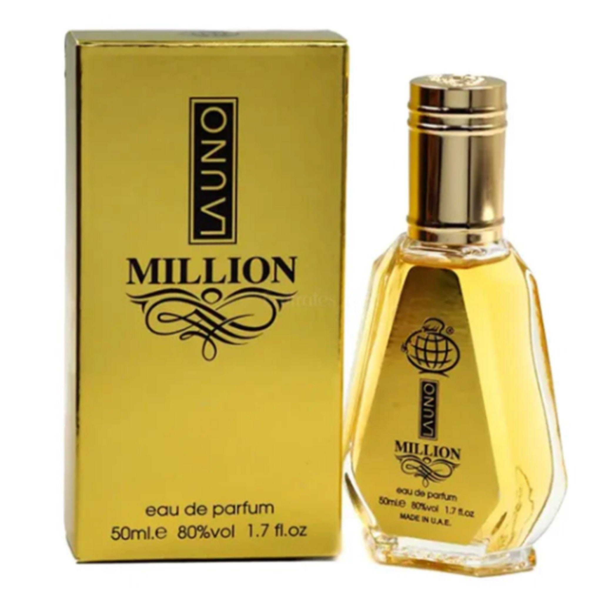 La Uno Million Eau de Parfum 50ml by Fragrance World - Men Perfume - EDP - 50ml 309910