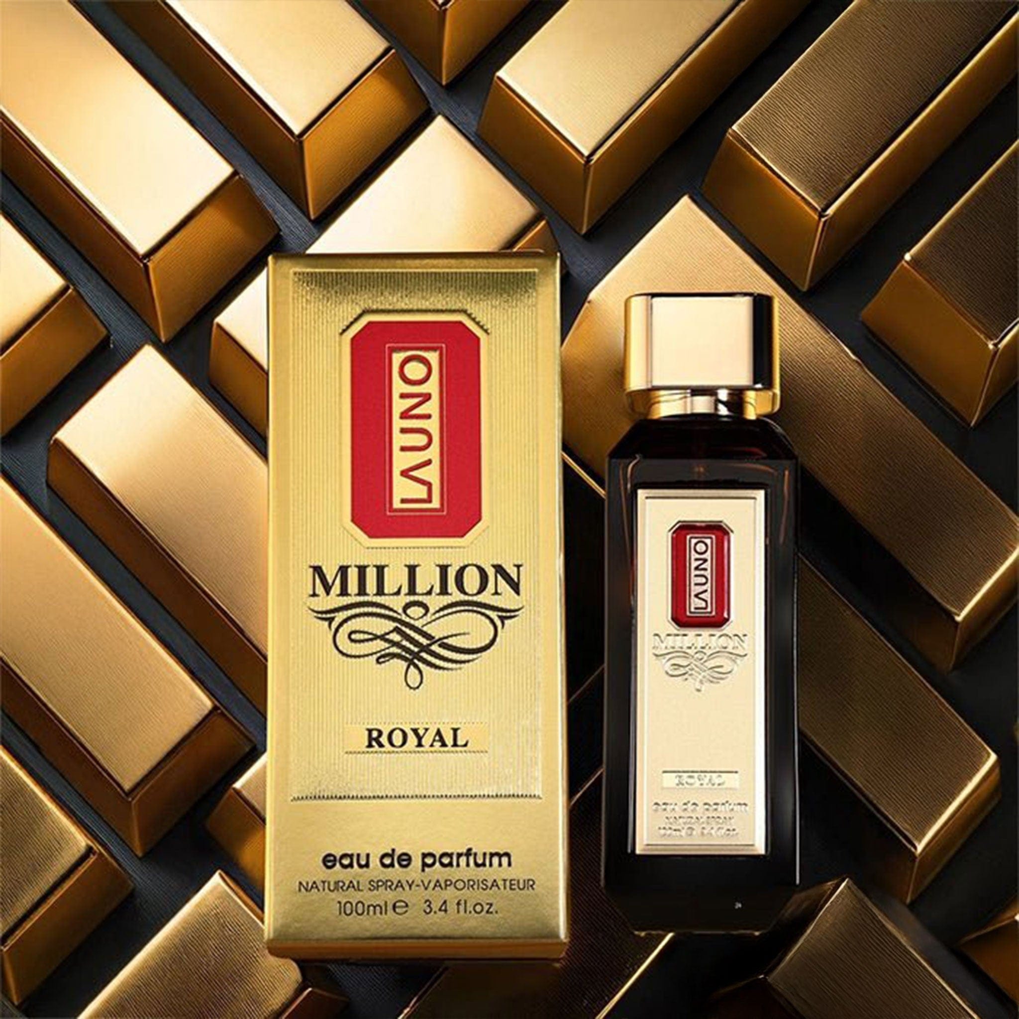 La Uno Million Royal Eau de Parfum 100ml by Fragrance World - Men Perfume - EDP - 100ml 309565